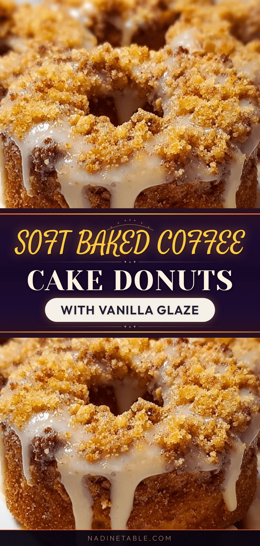 baked coffee cake donuts recipe