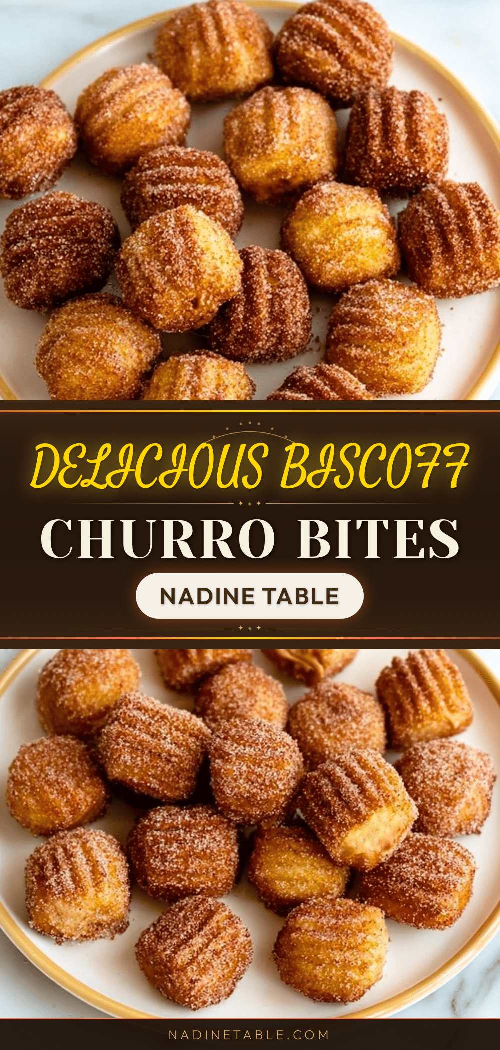 Biscoff churro bites recipe