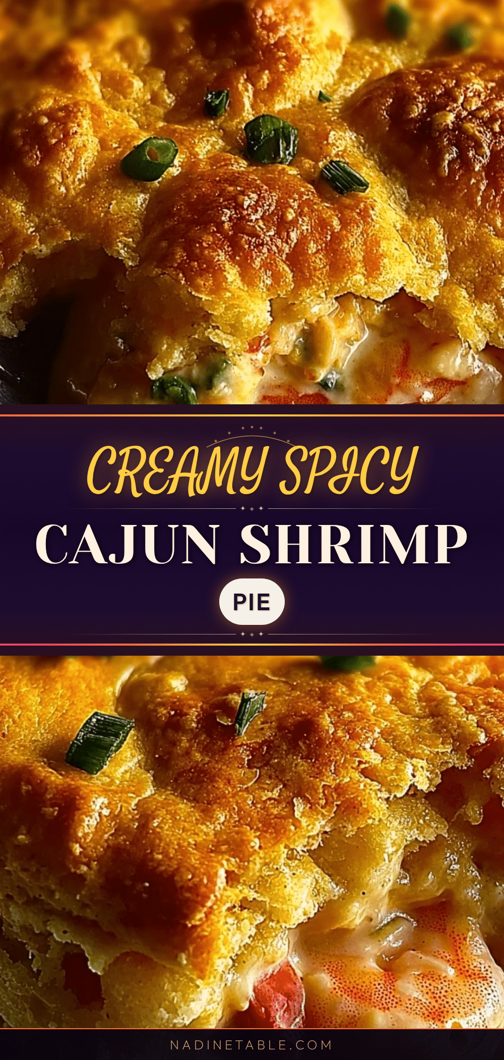 Cajun shrimp pie recipe