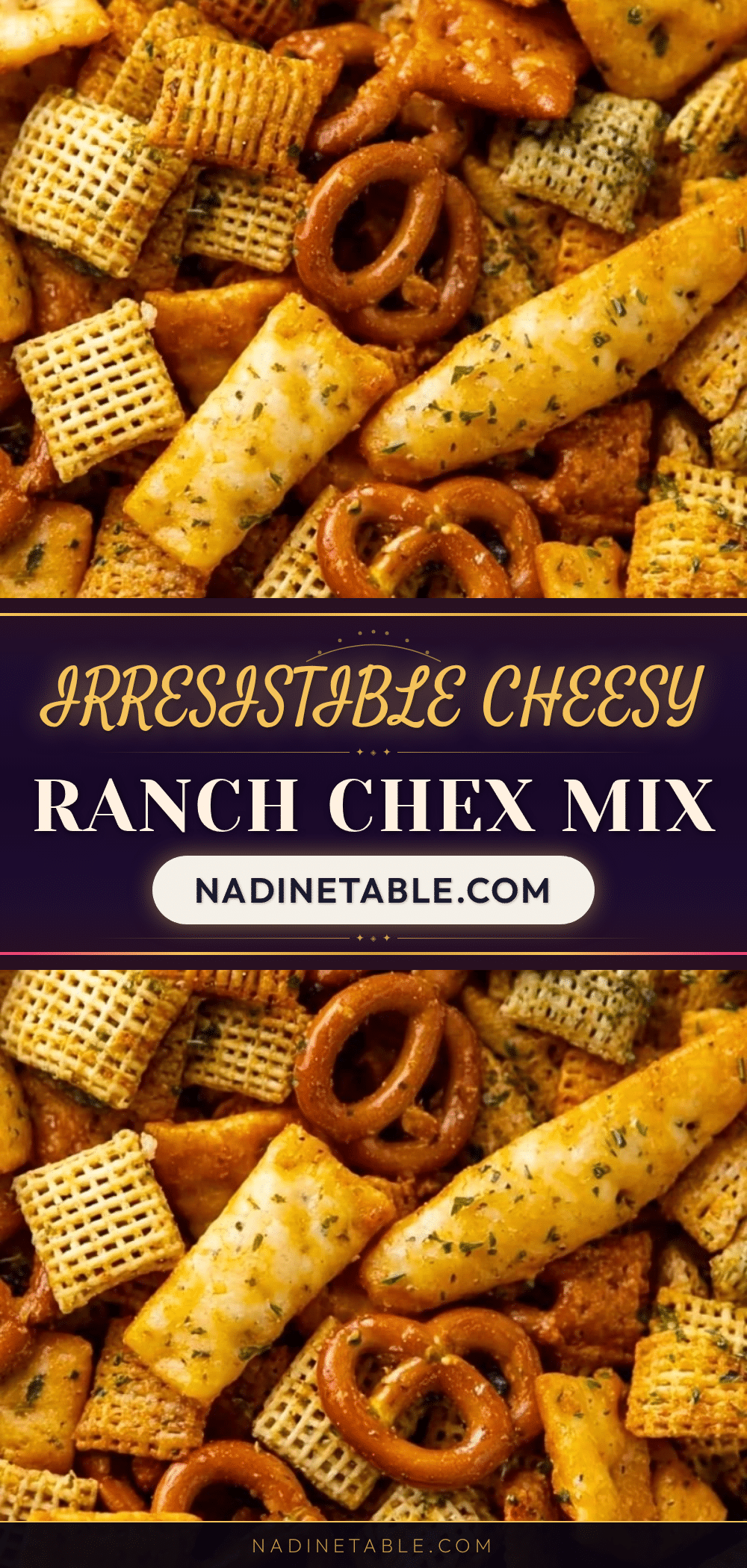 cheesy ranch chex mix recipe