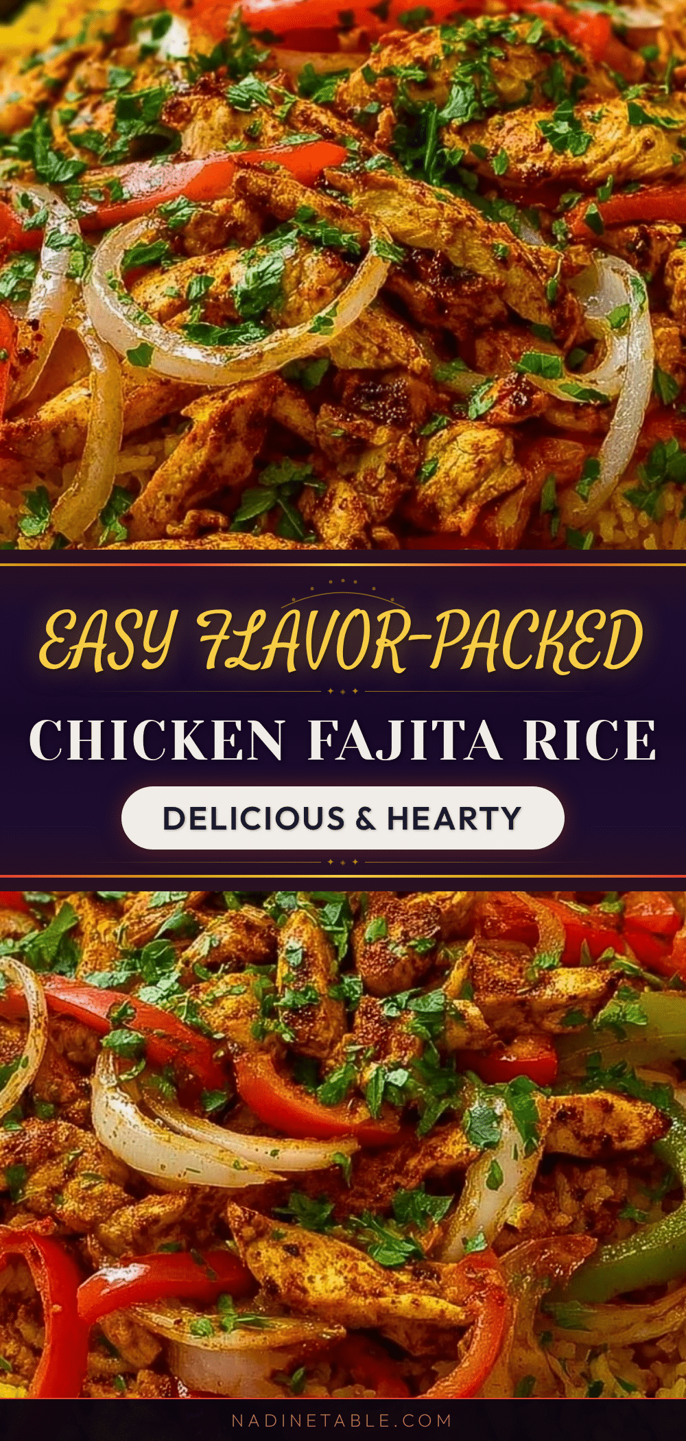 chicken fajita rice recipe