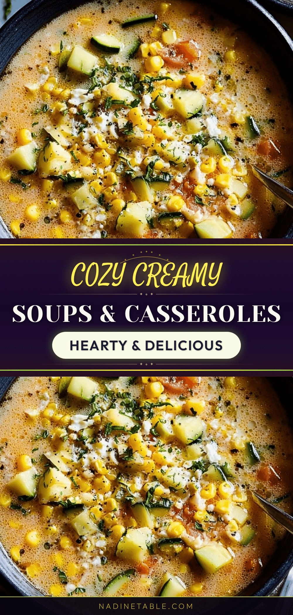 cozy creamy soups and hearty casseroles recipe