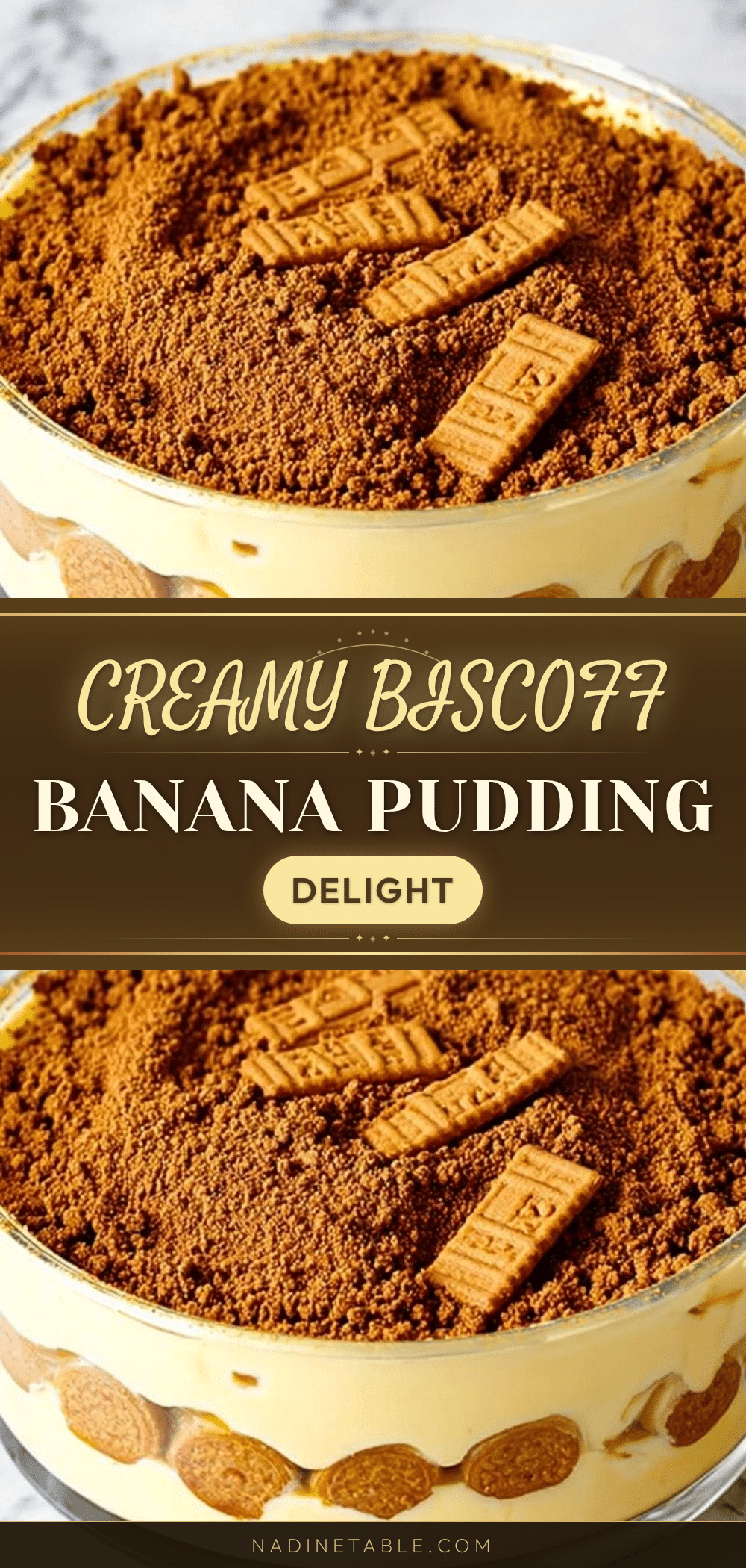 creamy biscoff banana pudding recipe