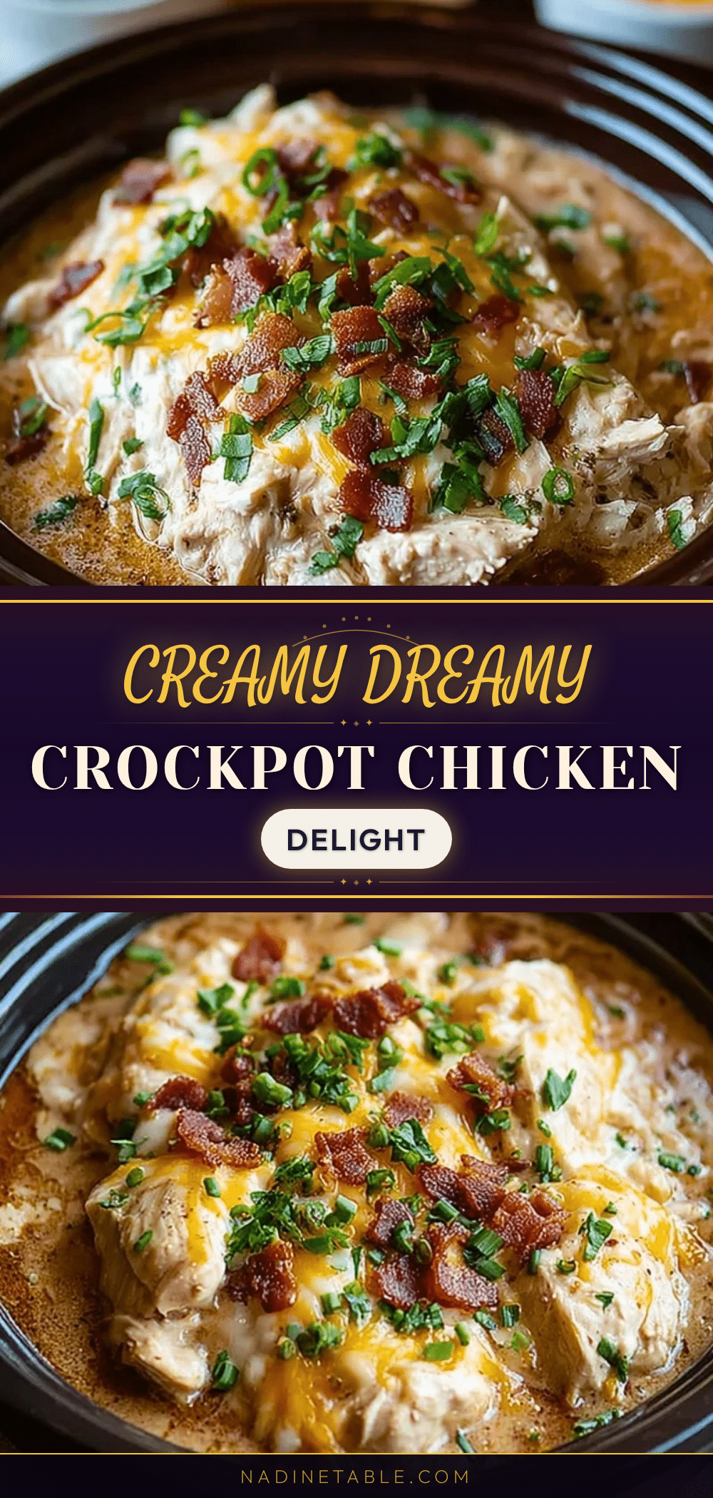 creamy crockpot chicken recipe