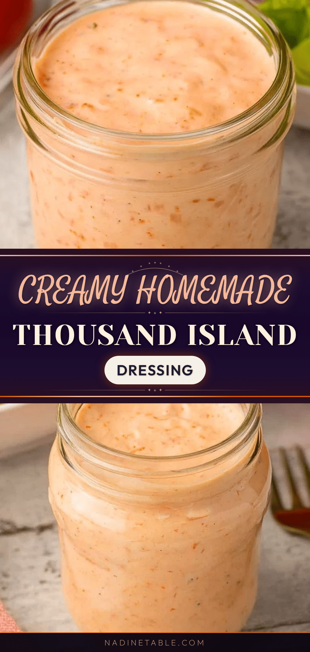 creamy homemade thousand island dressing recipe