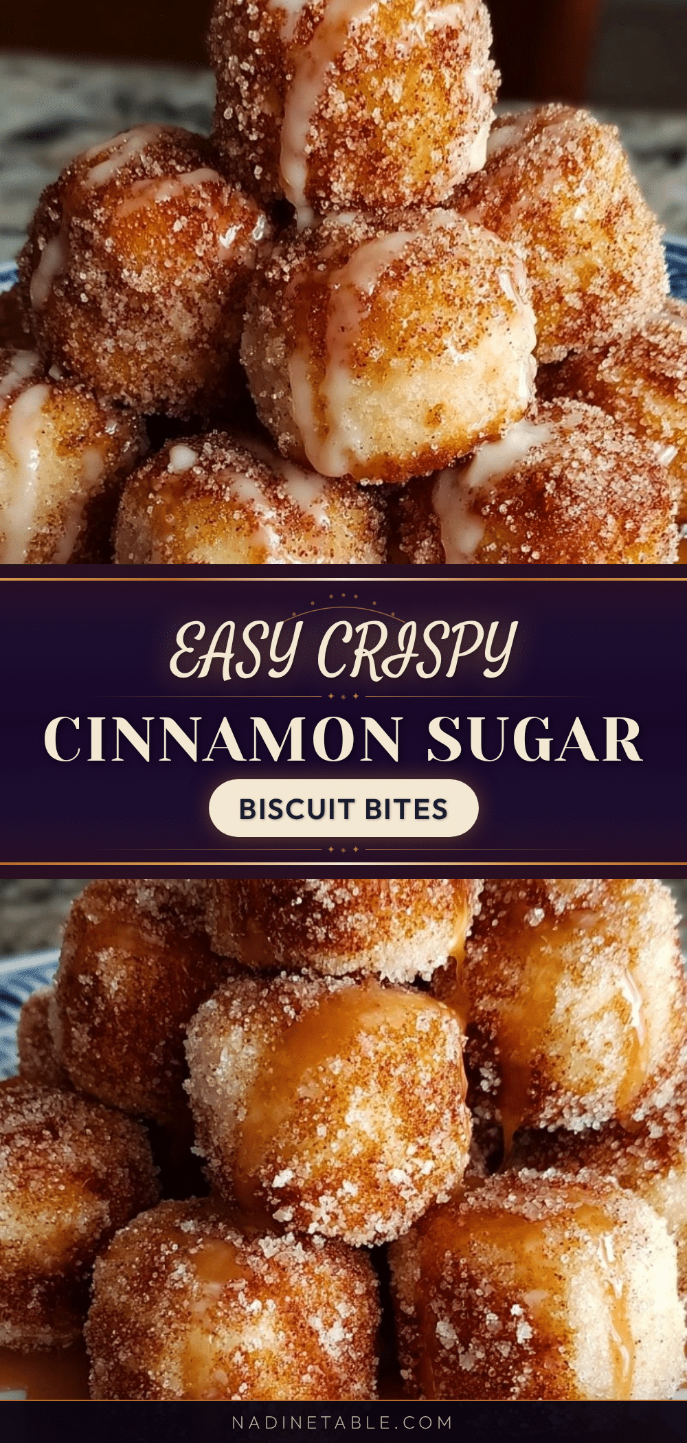 crispy cinnamon sugar biscuit bites recipe