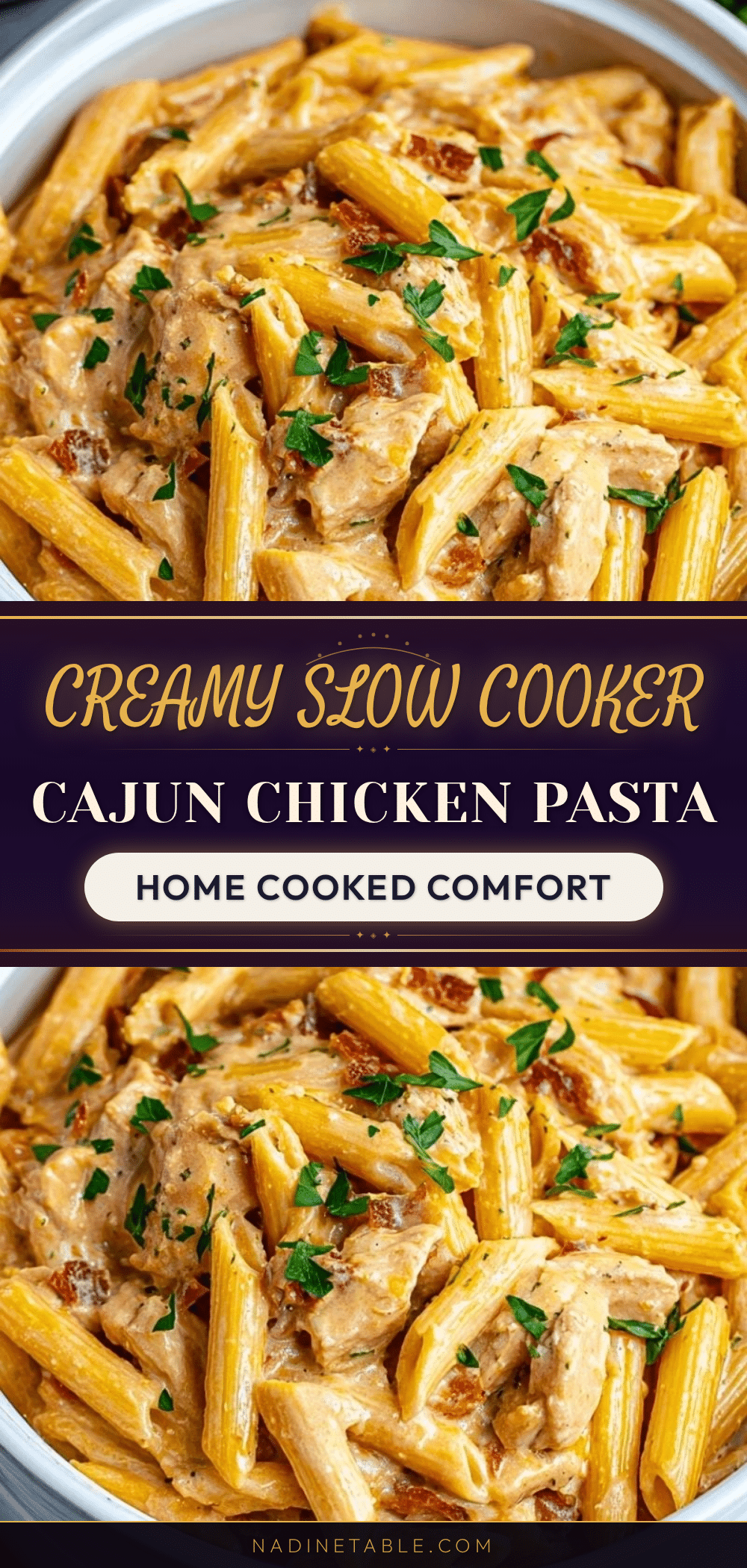 crock pot Cajun chicken pasta recipe