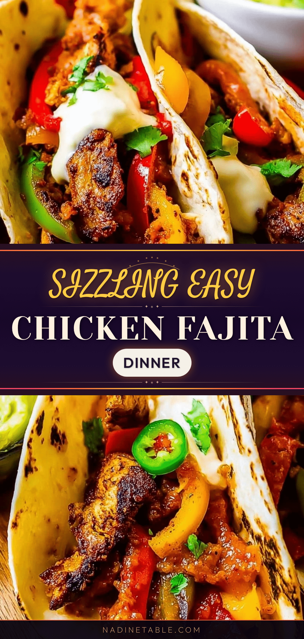 easy chicken fajita dinner recipe