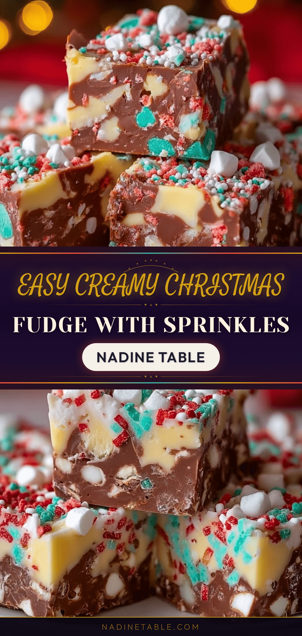 easy creamy christmas fudge recipe