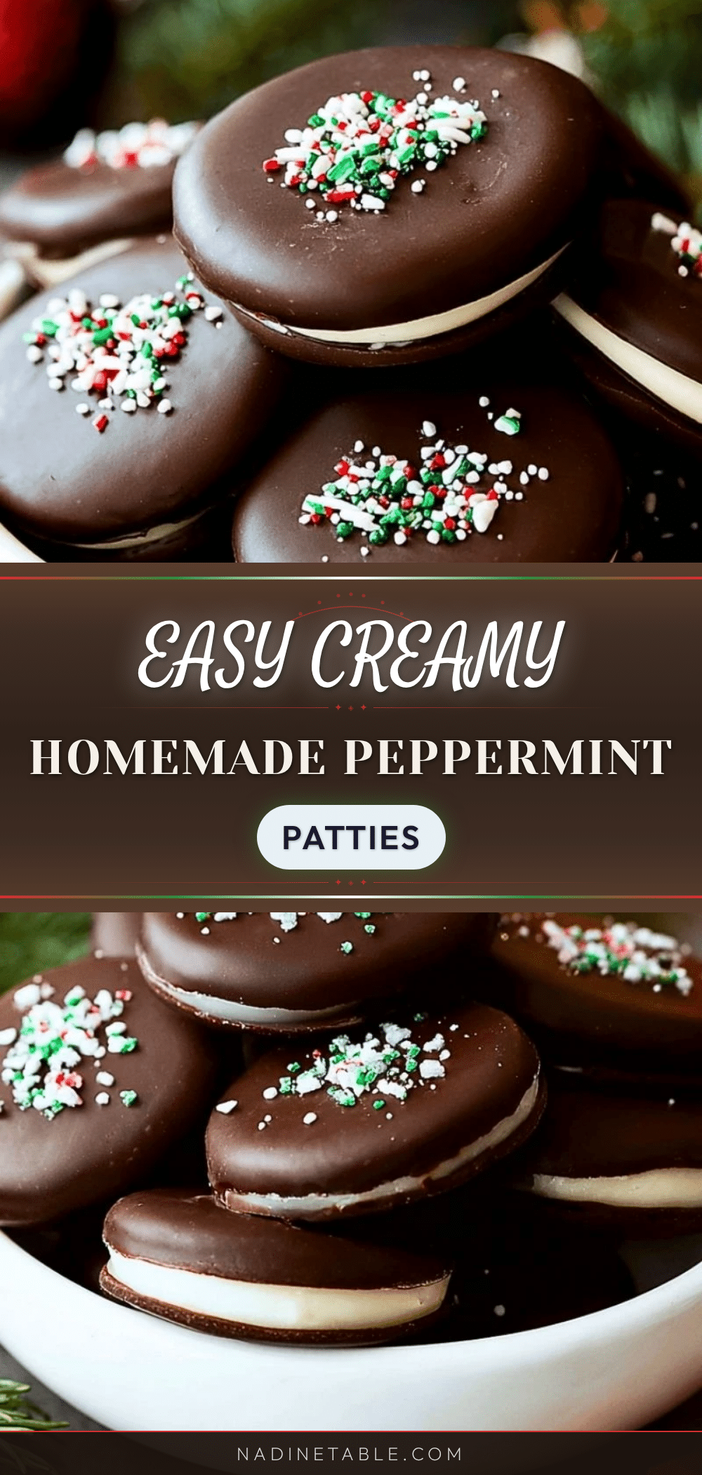 easy creamy homemade peppermint patties recipe