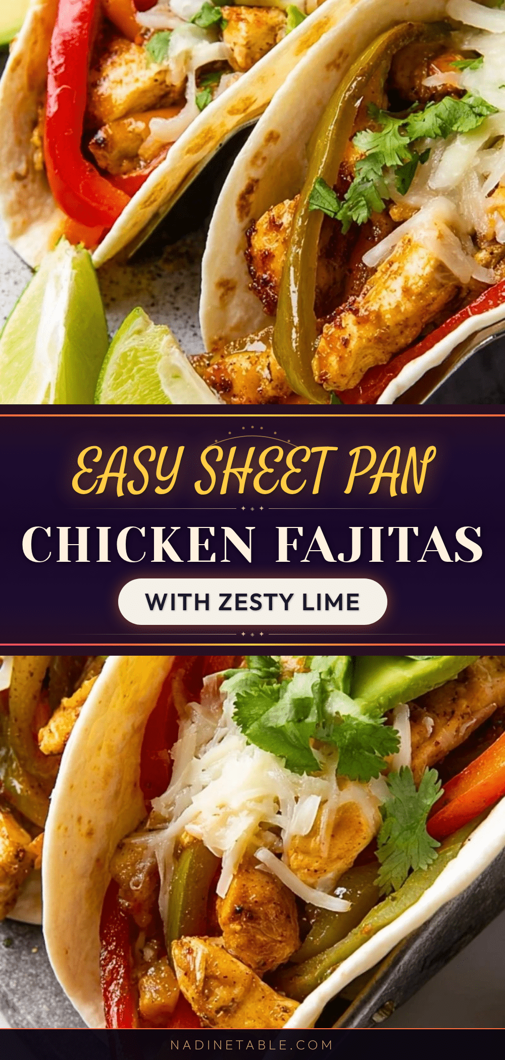 easy sheet pan chicken fajitas recipe