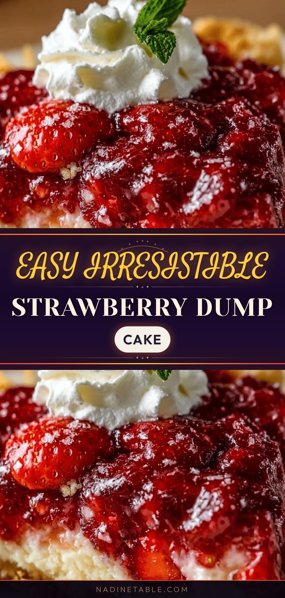 easy strawberry dump cake recipe recipe