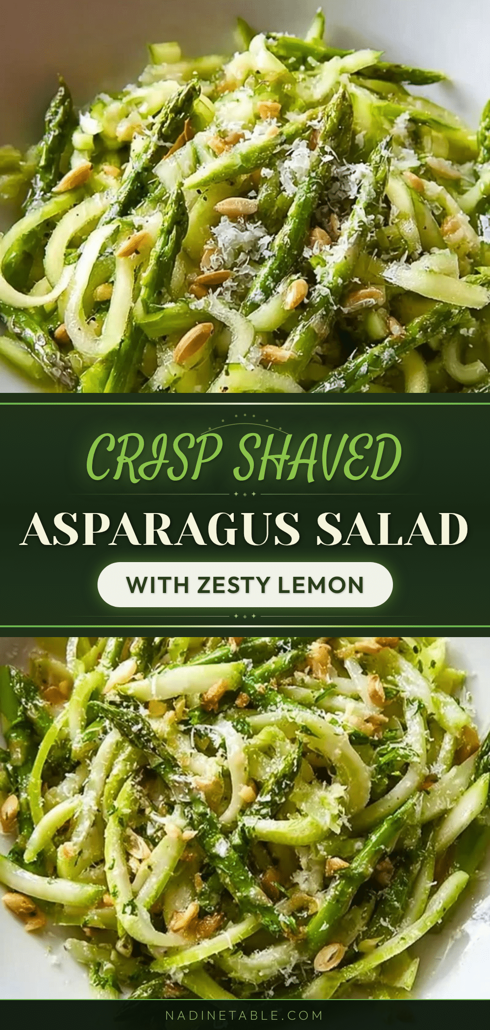 fresh shaved asparagus salad recipe