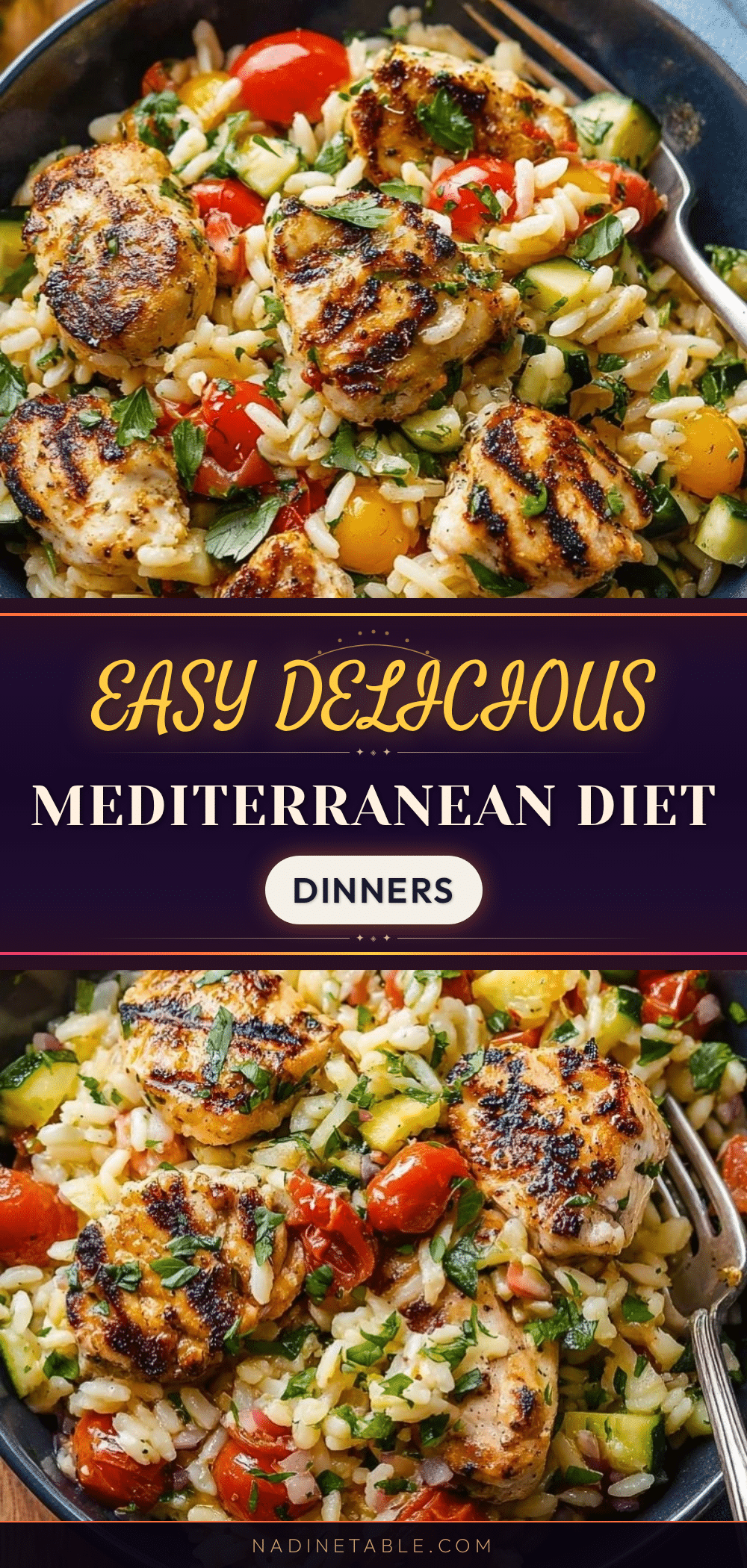 Mediterranean diet dinners recipe