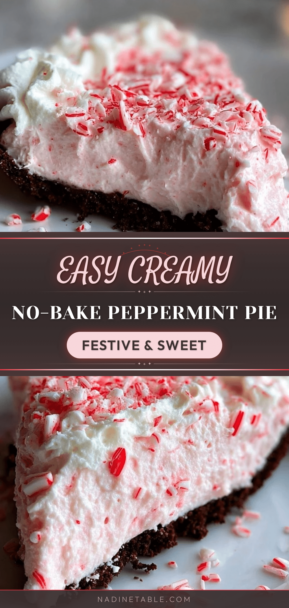 no bake peppermint pie recipe