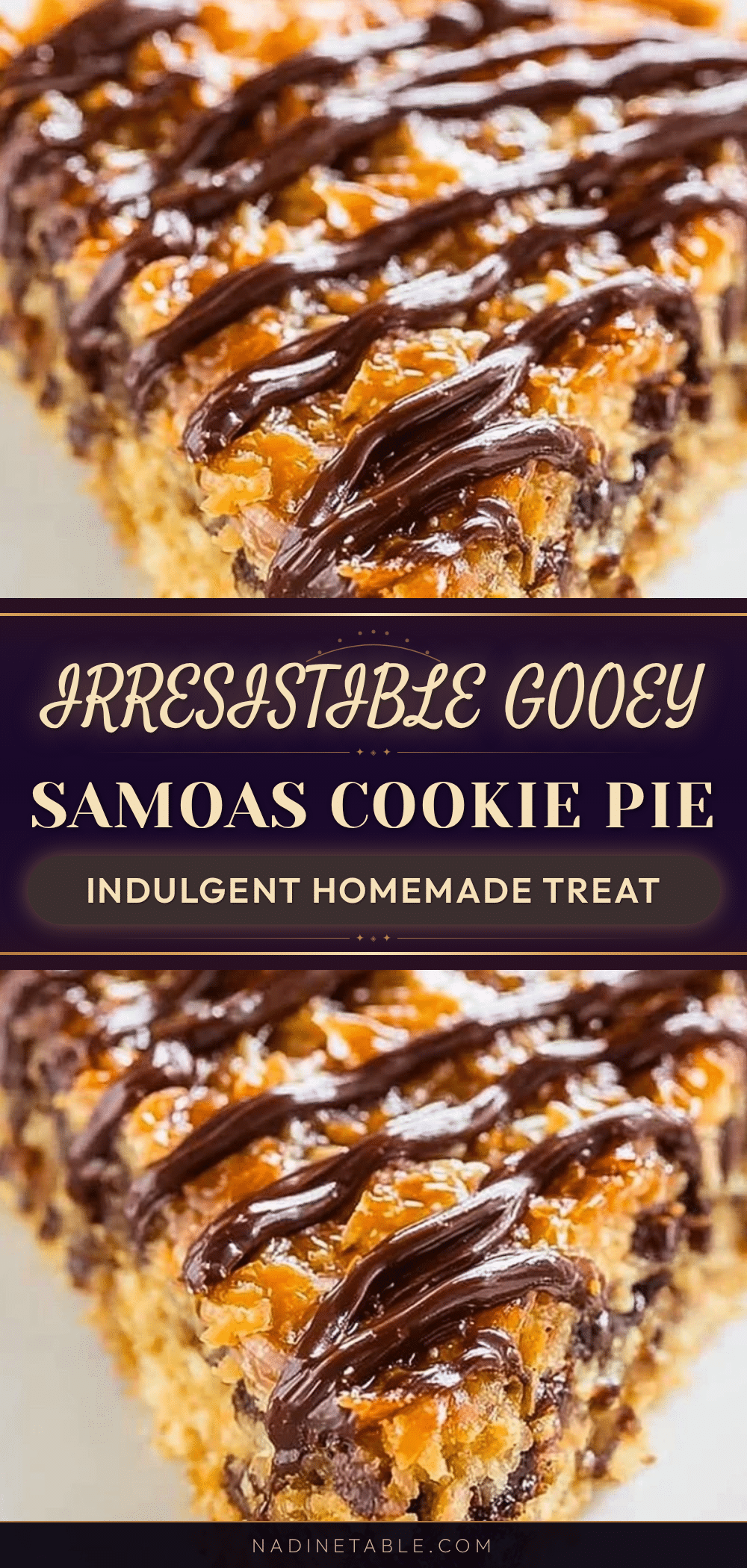 Best Samoas Cookie Pie recipe