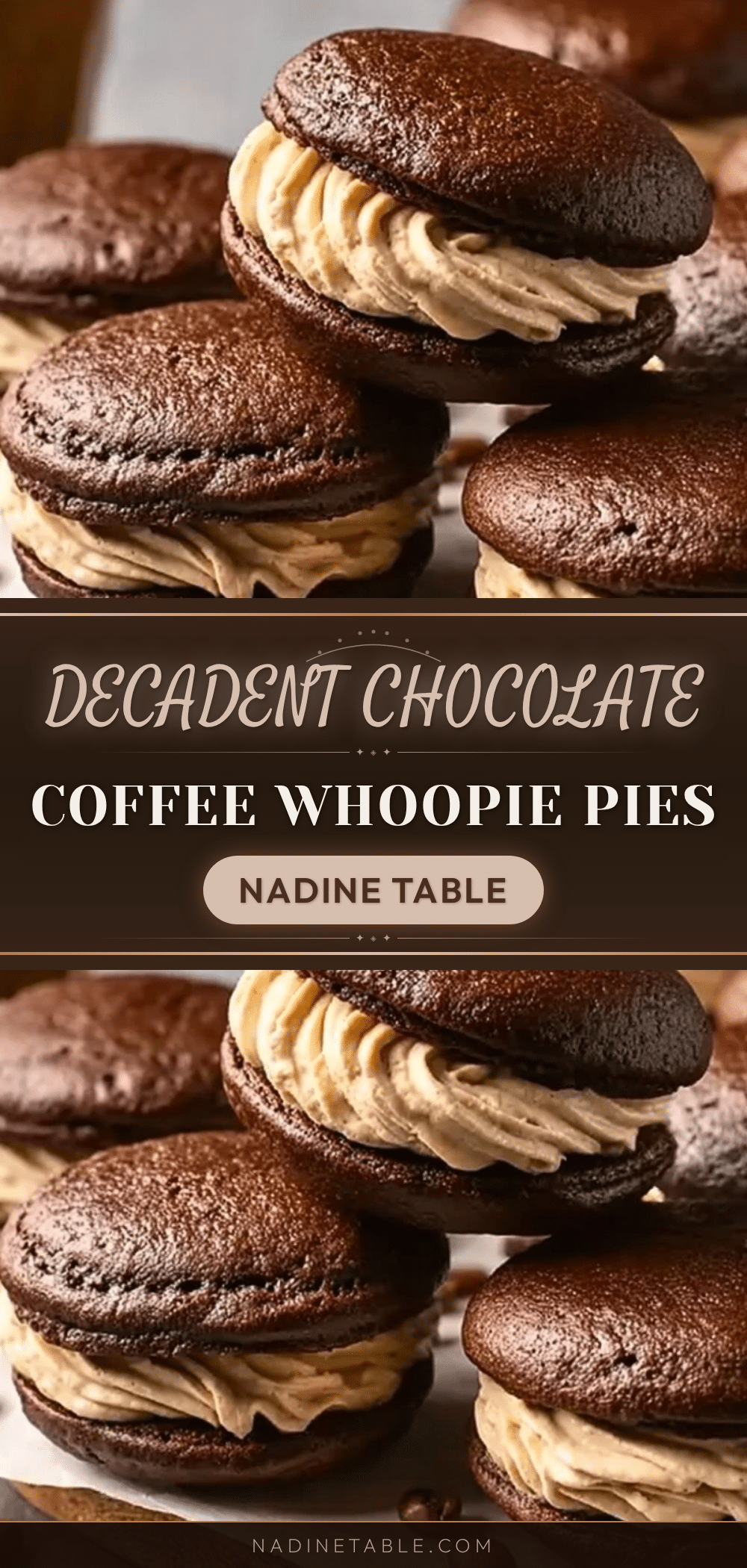 chocolate coffee whoopie pies recipe