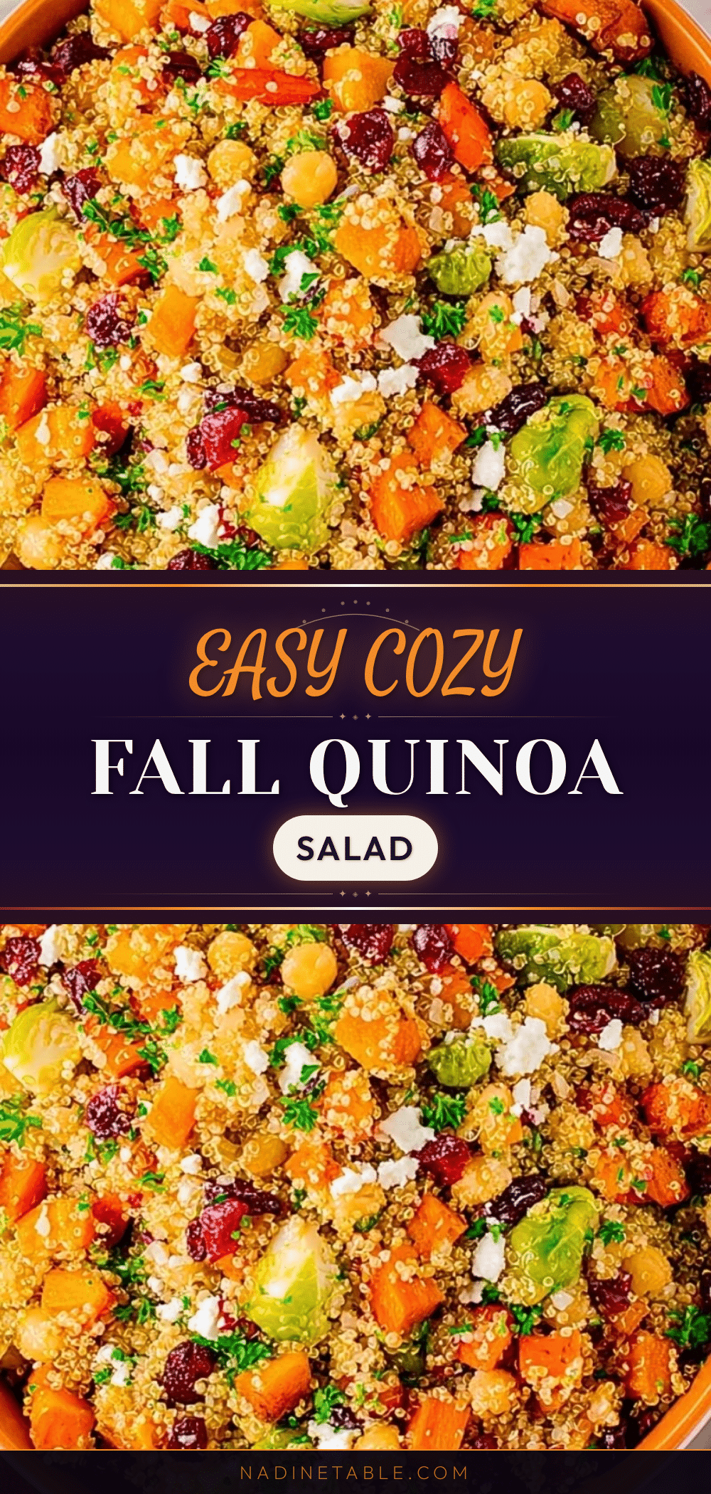 cozy fall quinoa salad recipe