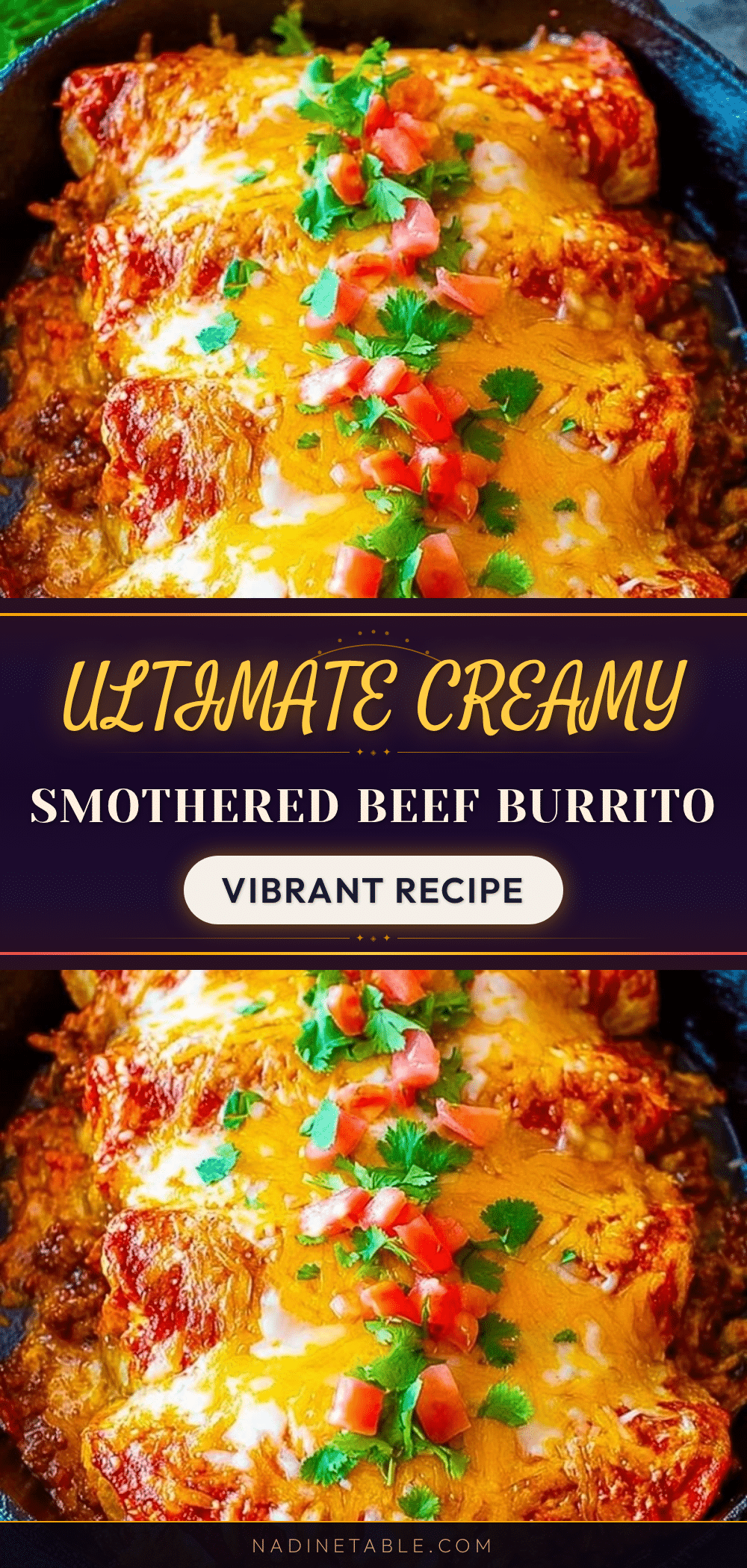 creamy homemade smothered ground beef burrito recipe