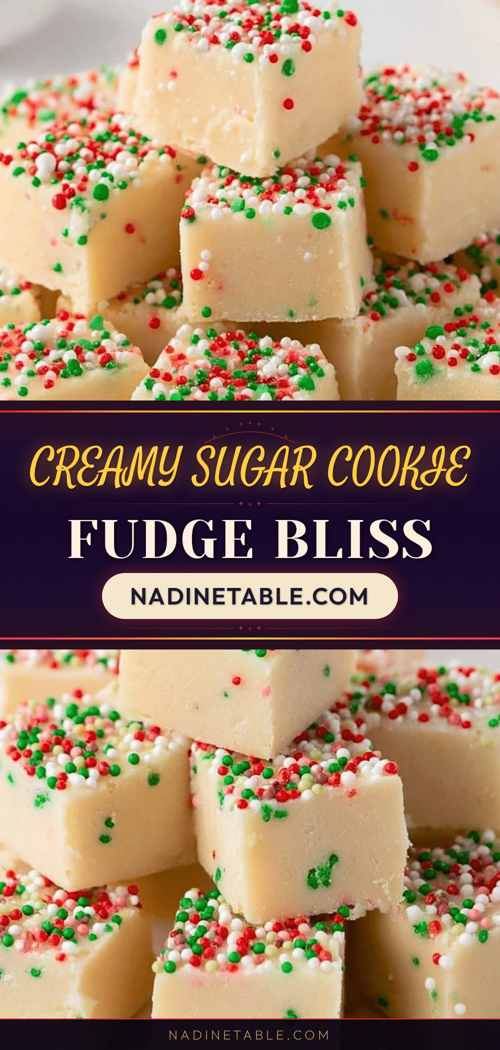 creamy sugar cookie fudge recipe