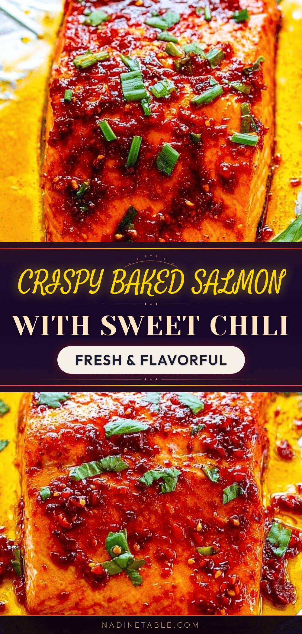 crispy baked salmon with sweet chili sauce recipe