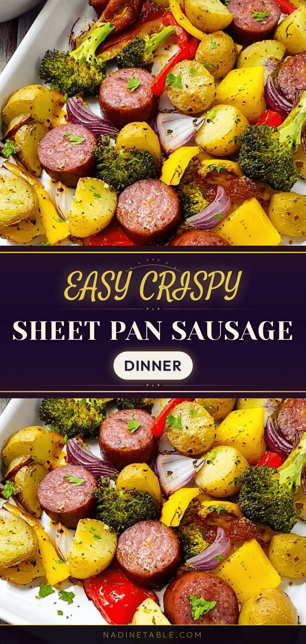 easy crispy sheet pan sausage recipe