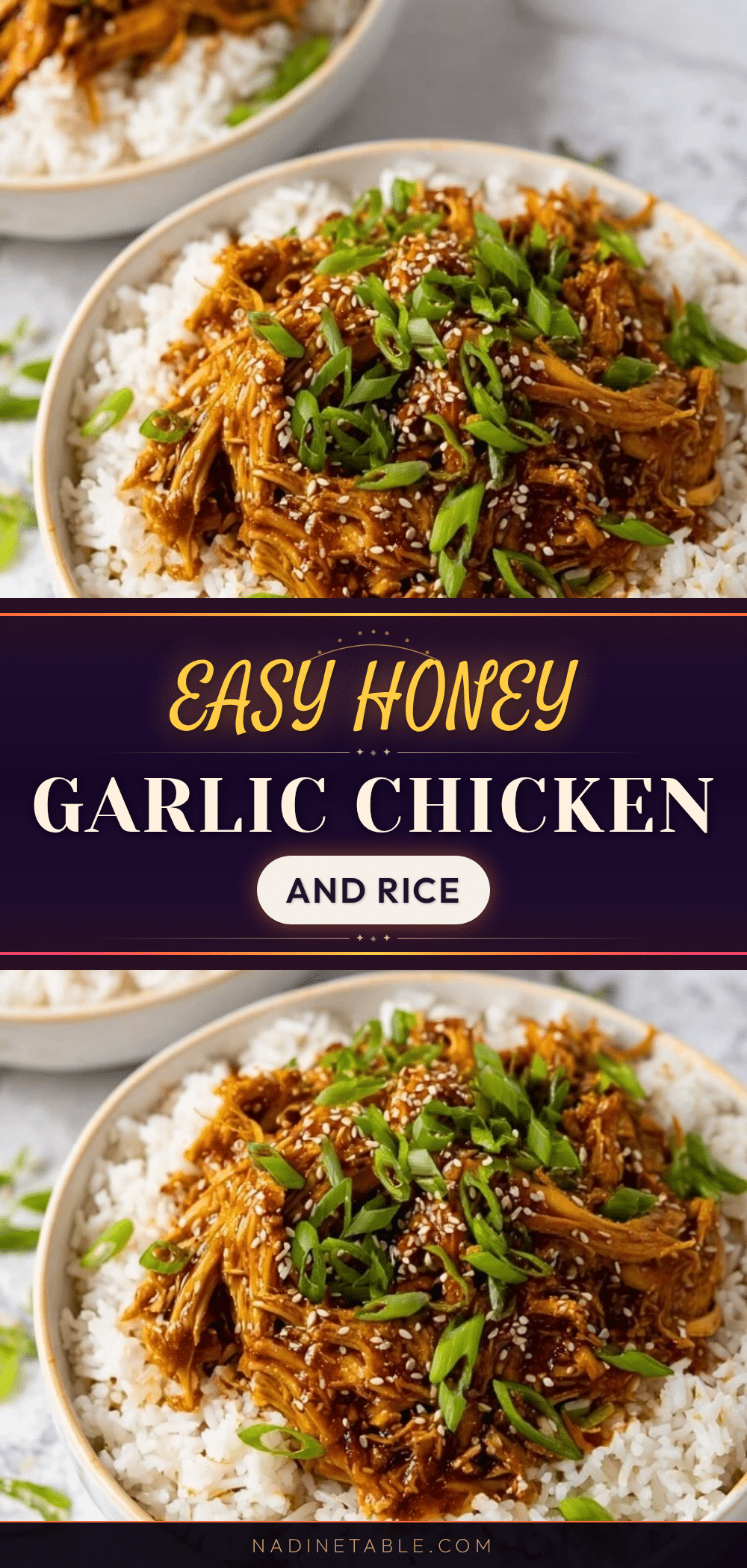 easy honey garlic chicken and rice recipe recipe