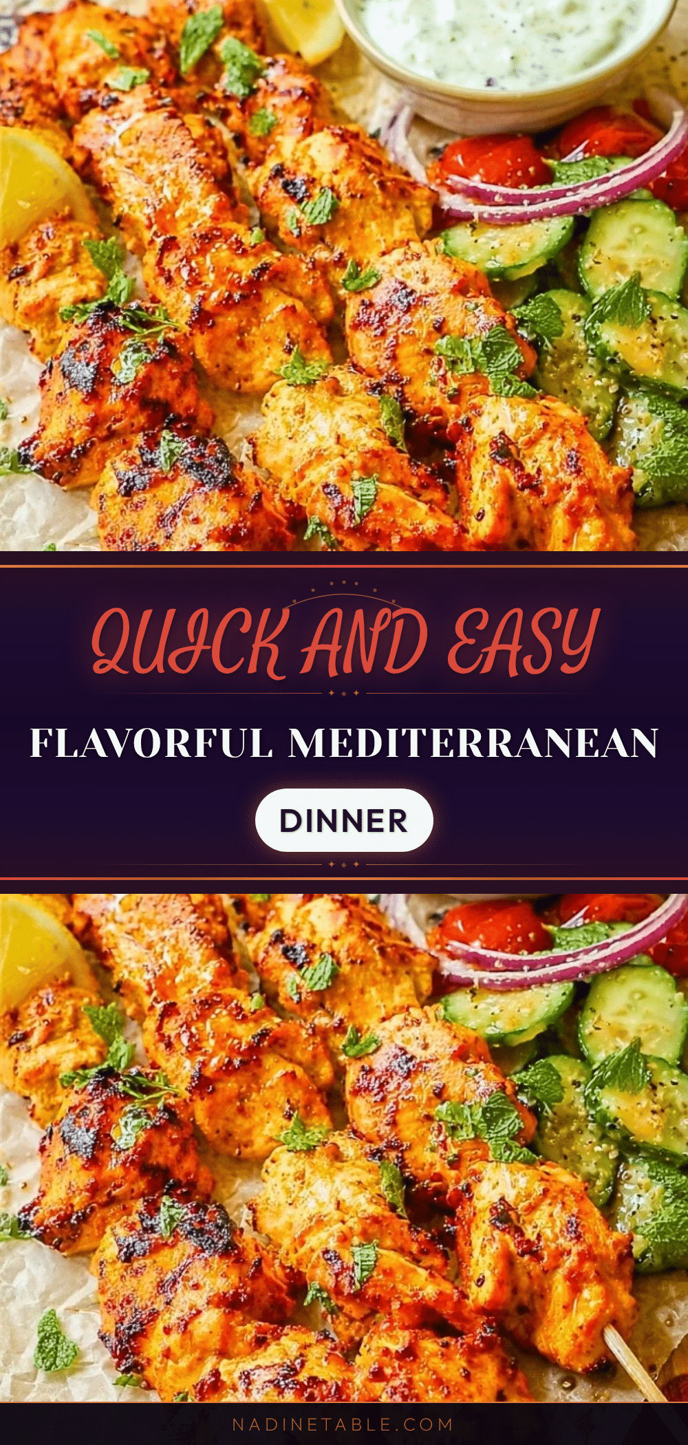 easy mediterranean dinner recipe