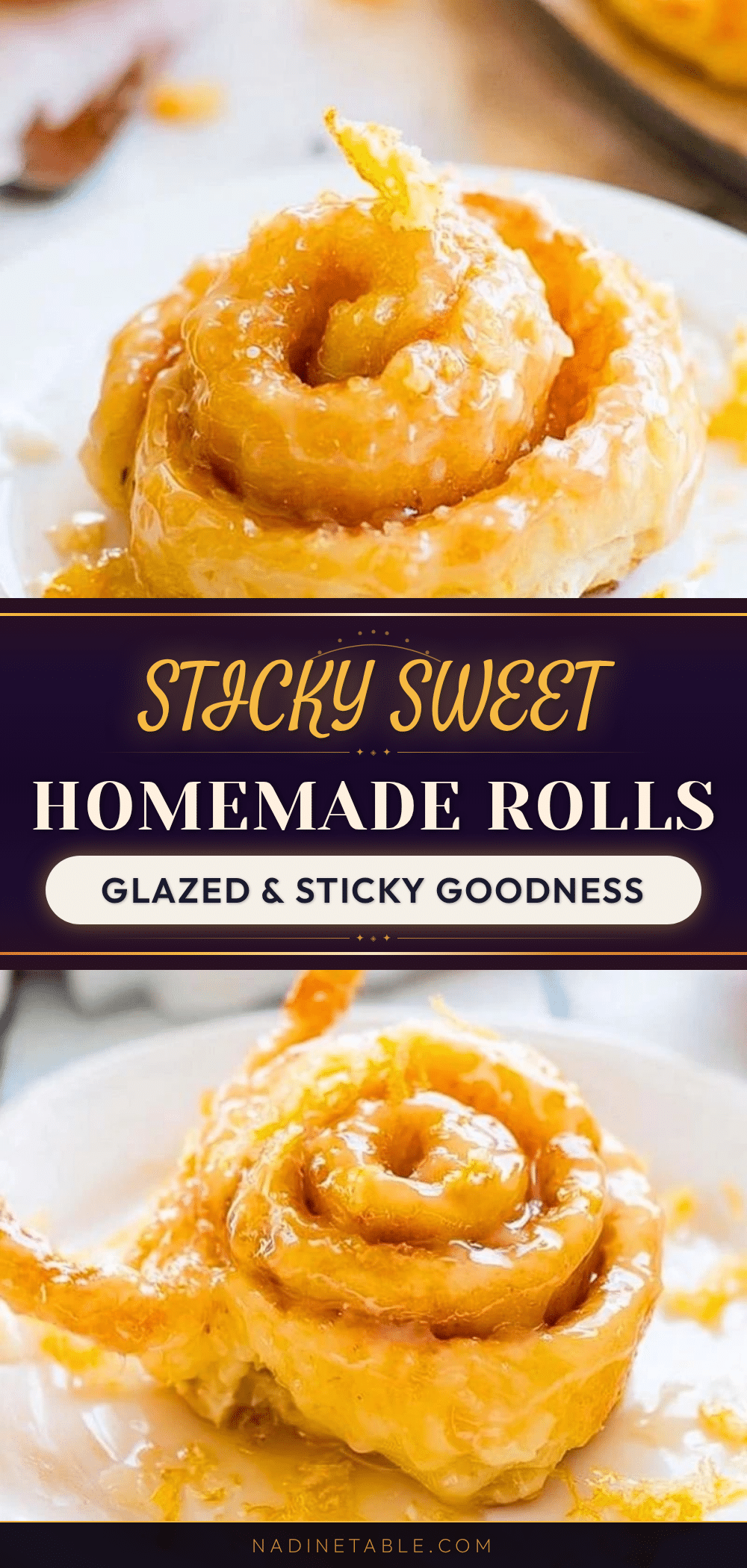 homemade glazed orange rolls recipe