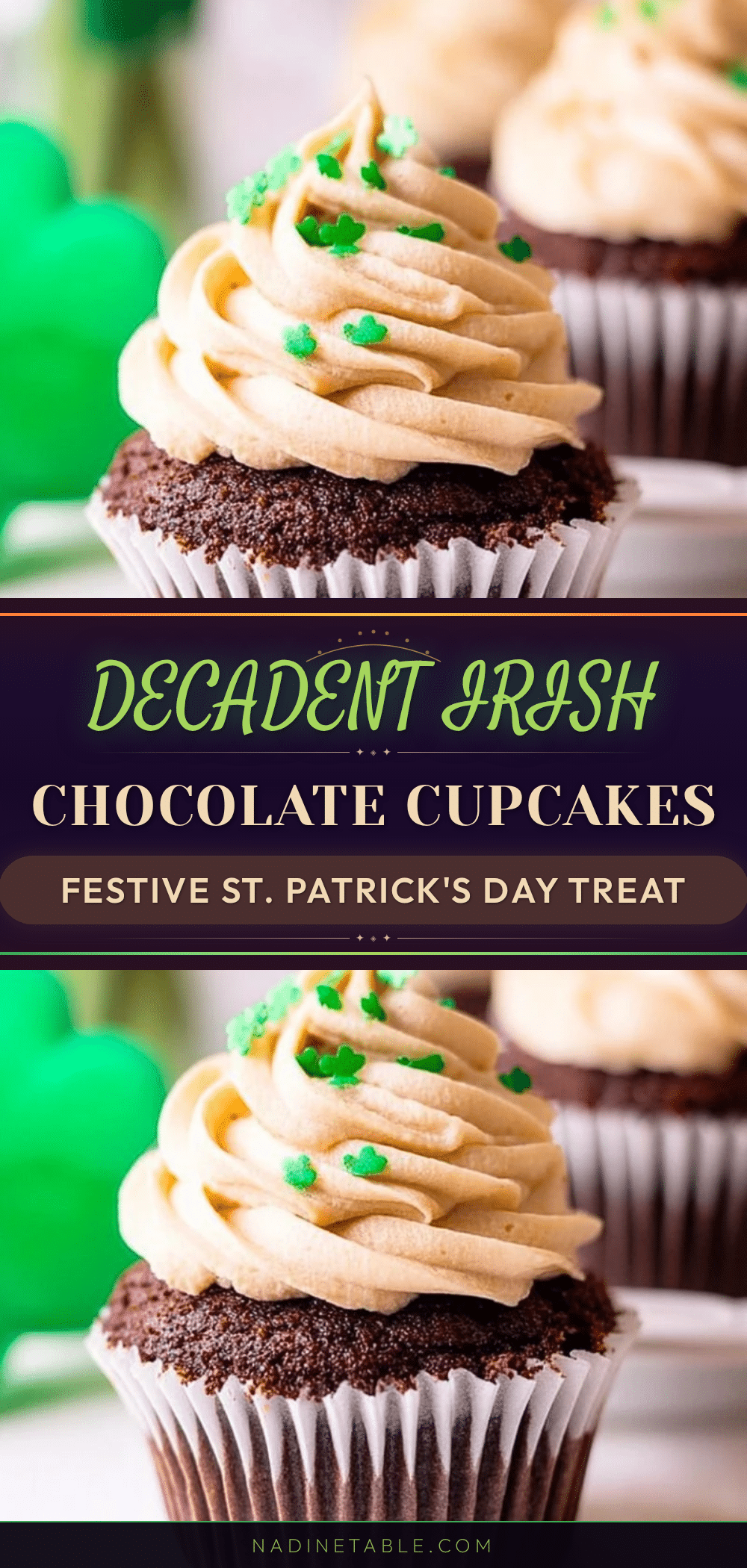Irish chocolate cupcakes recipe