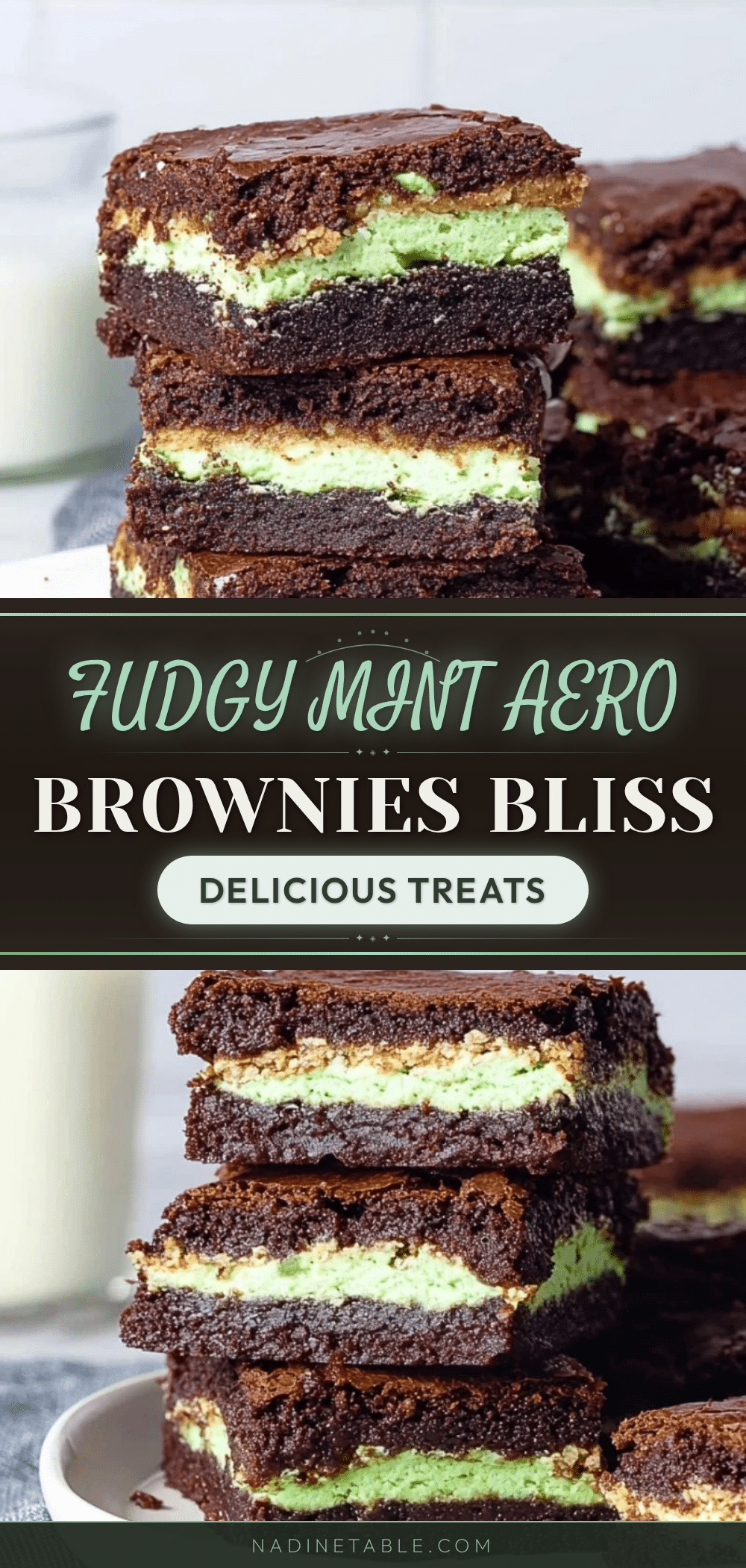 mint aero brownies recipe
