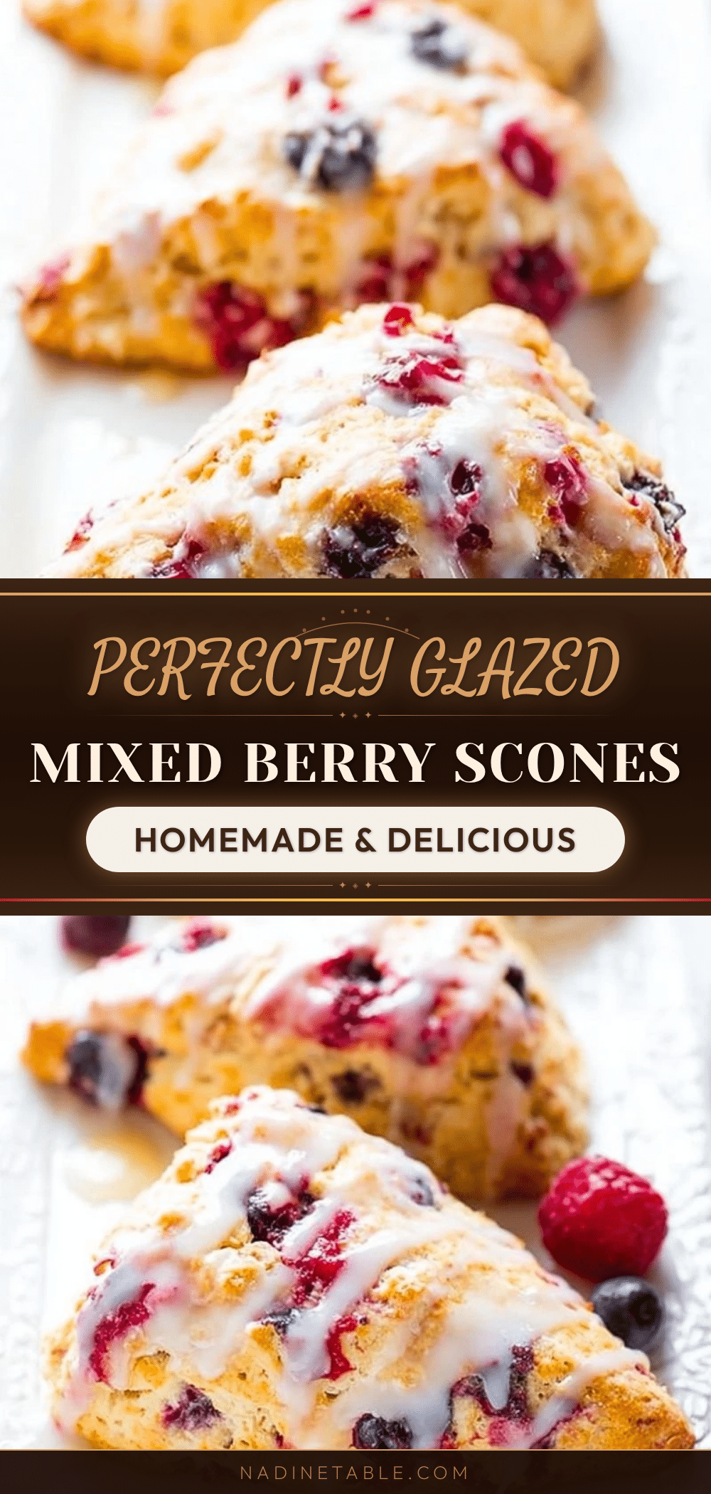 mixed berry scones recipe