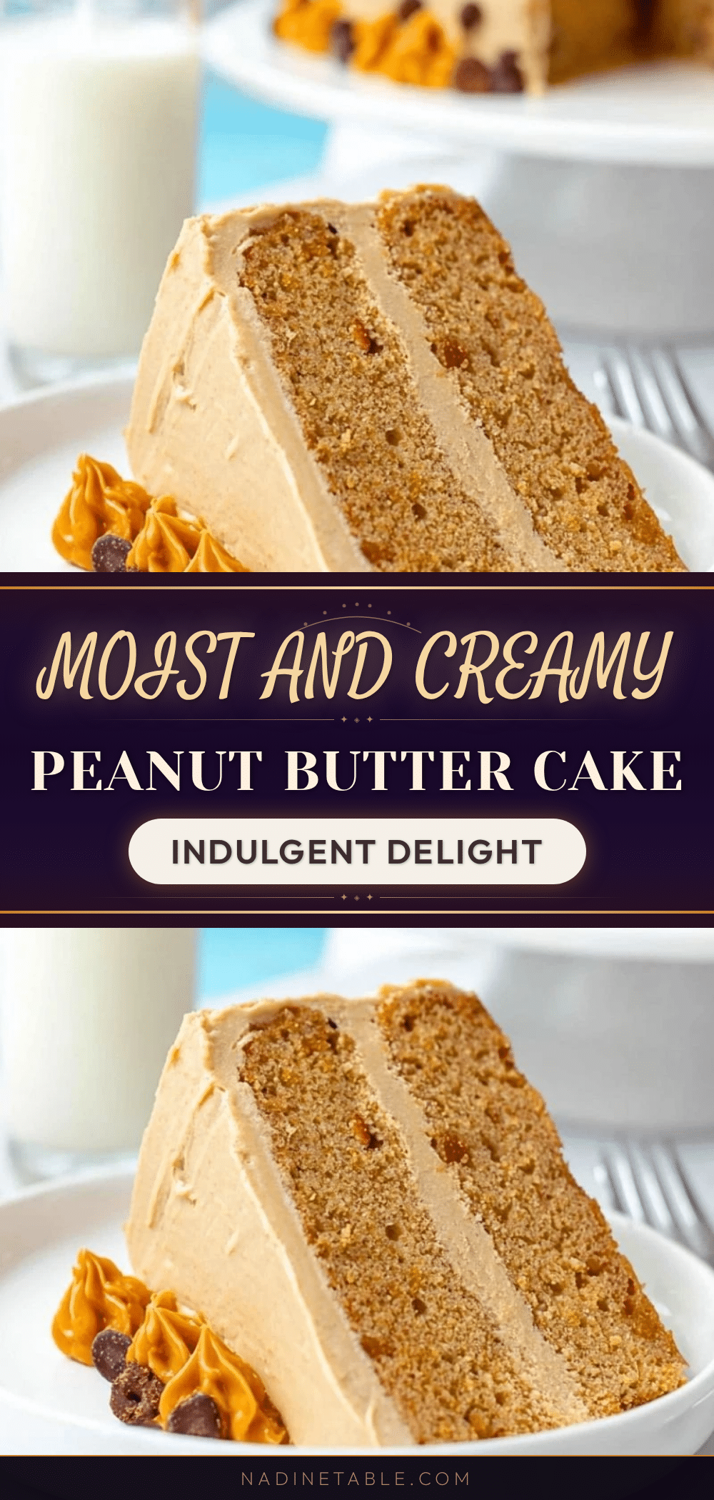moist creamy peanut butter cake recipe
