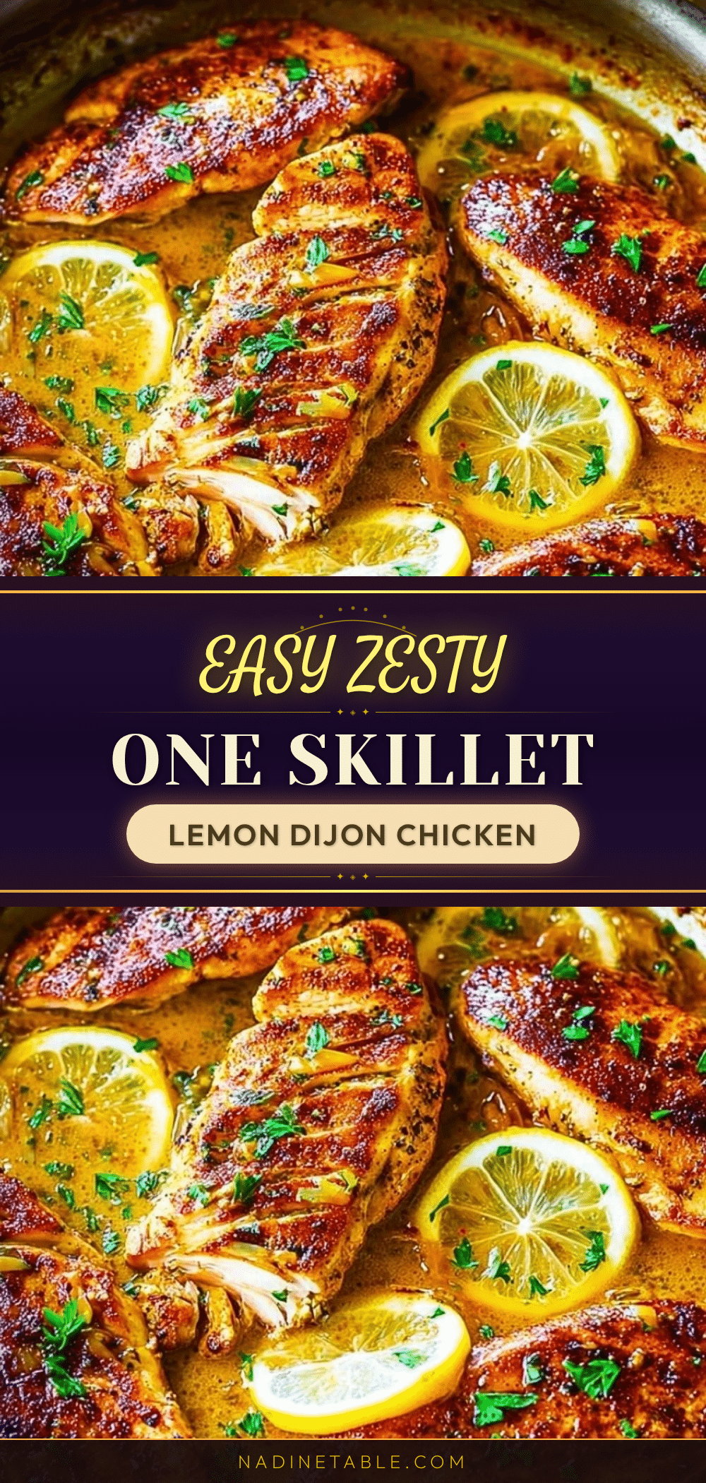 one skillet lemon dijon chicken recipe