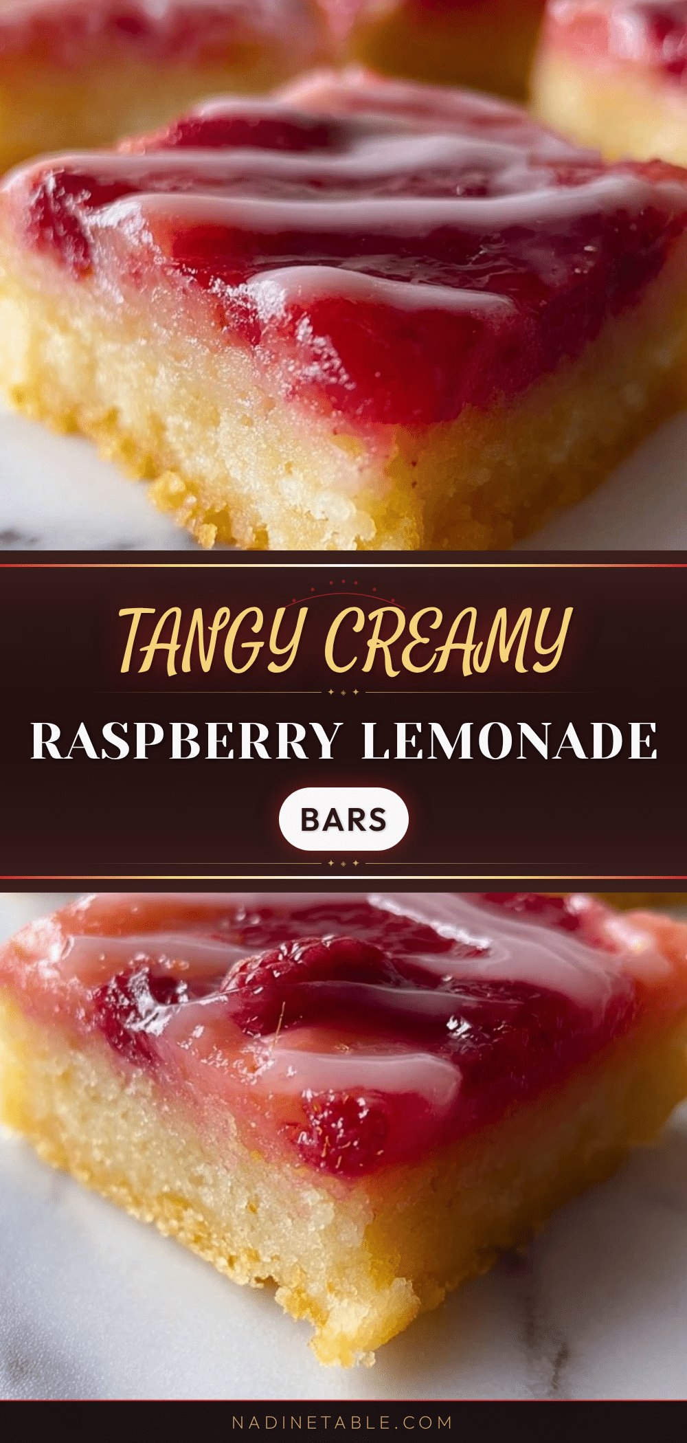 raspberry lemonade bars recipe