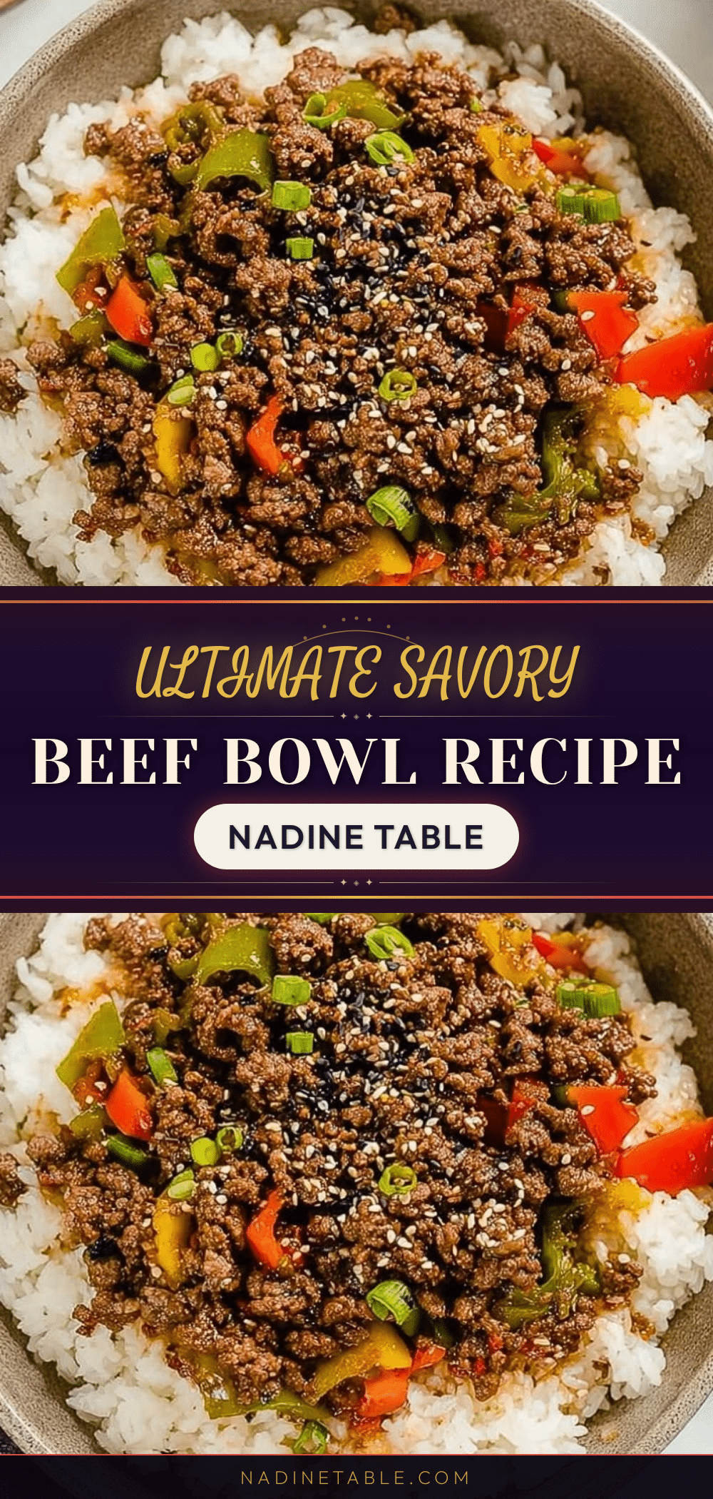 savory beef bowl recipe recipe