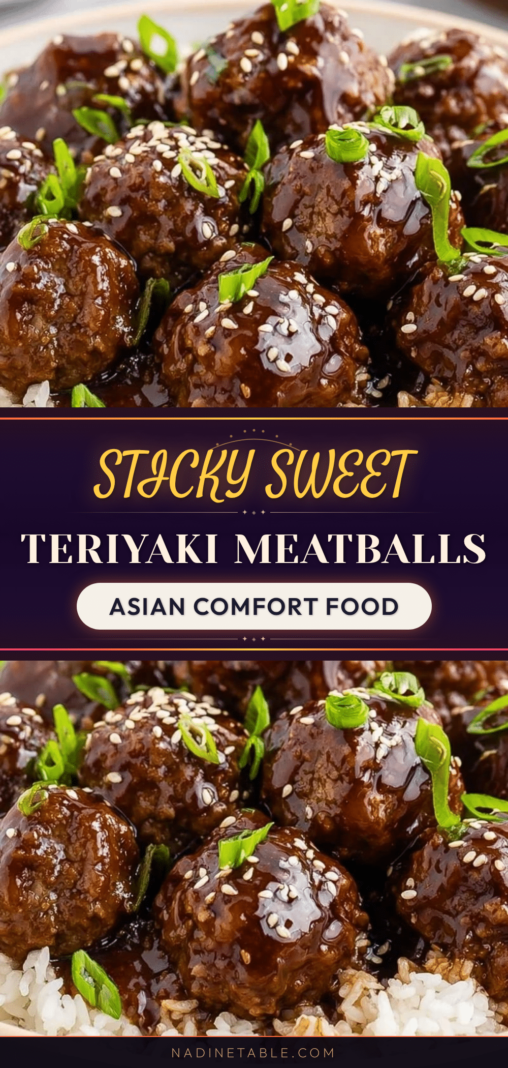 savory teriyaki meatballs recipe