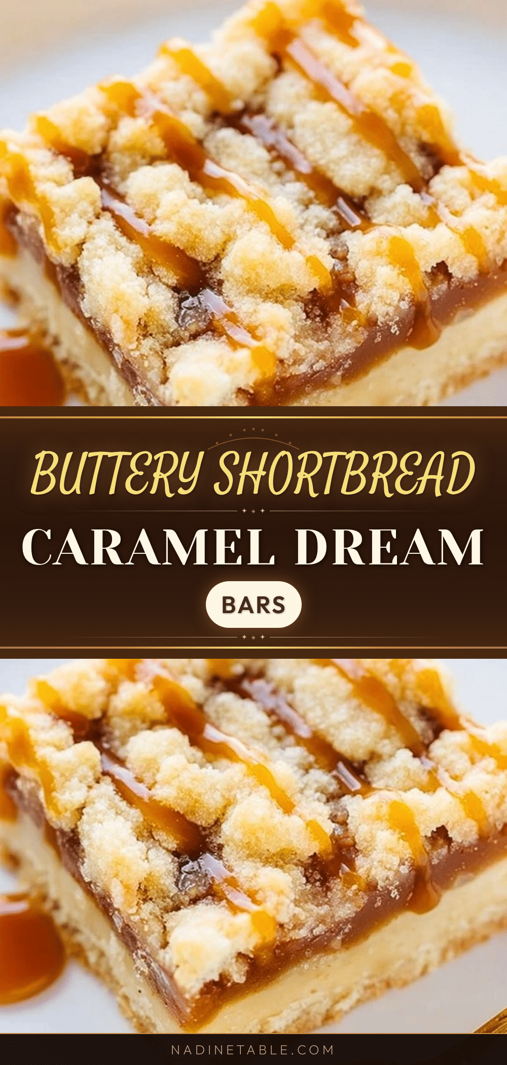 shortbread caramel bars recipe