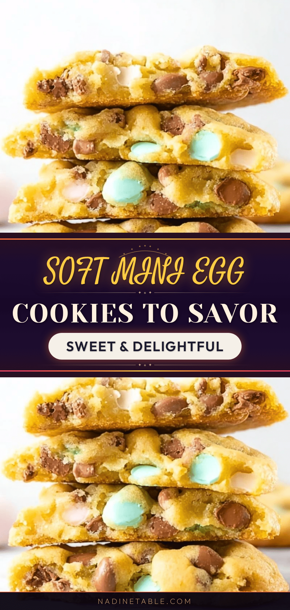 soft mini egg cookies recipe