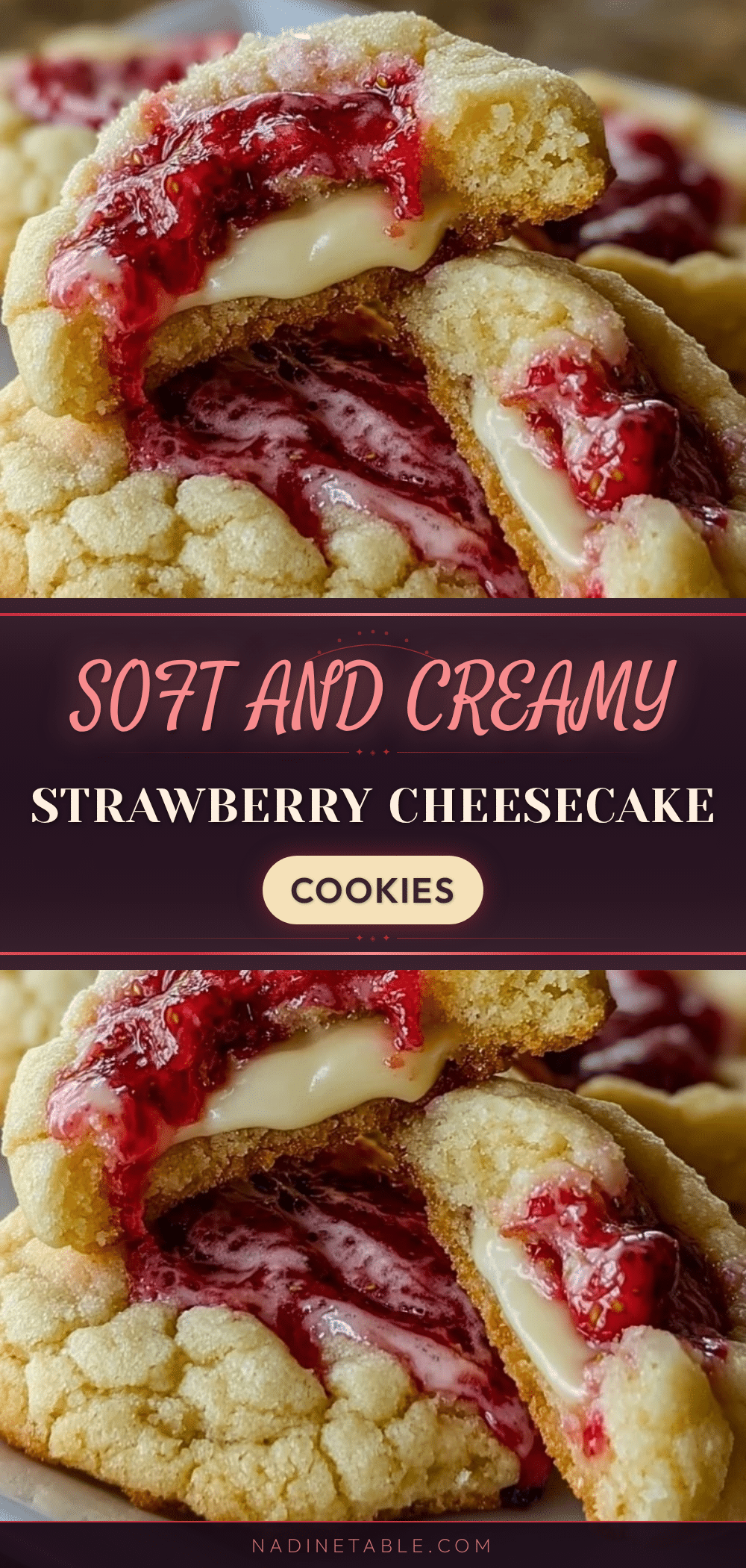strawberry cheesecake cookies recipe