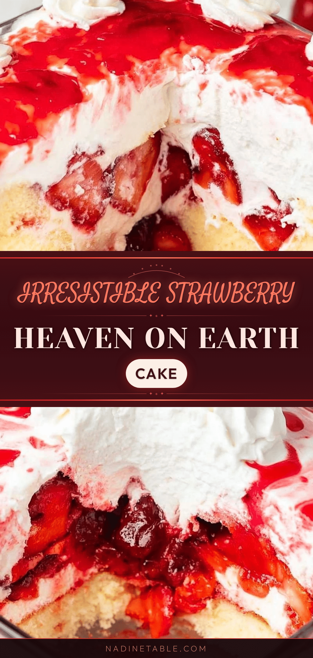Strawberry Heaven on Earth Cake recipe