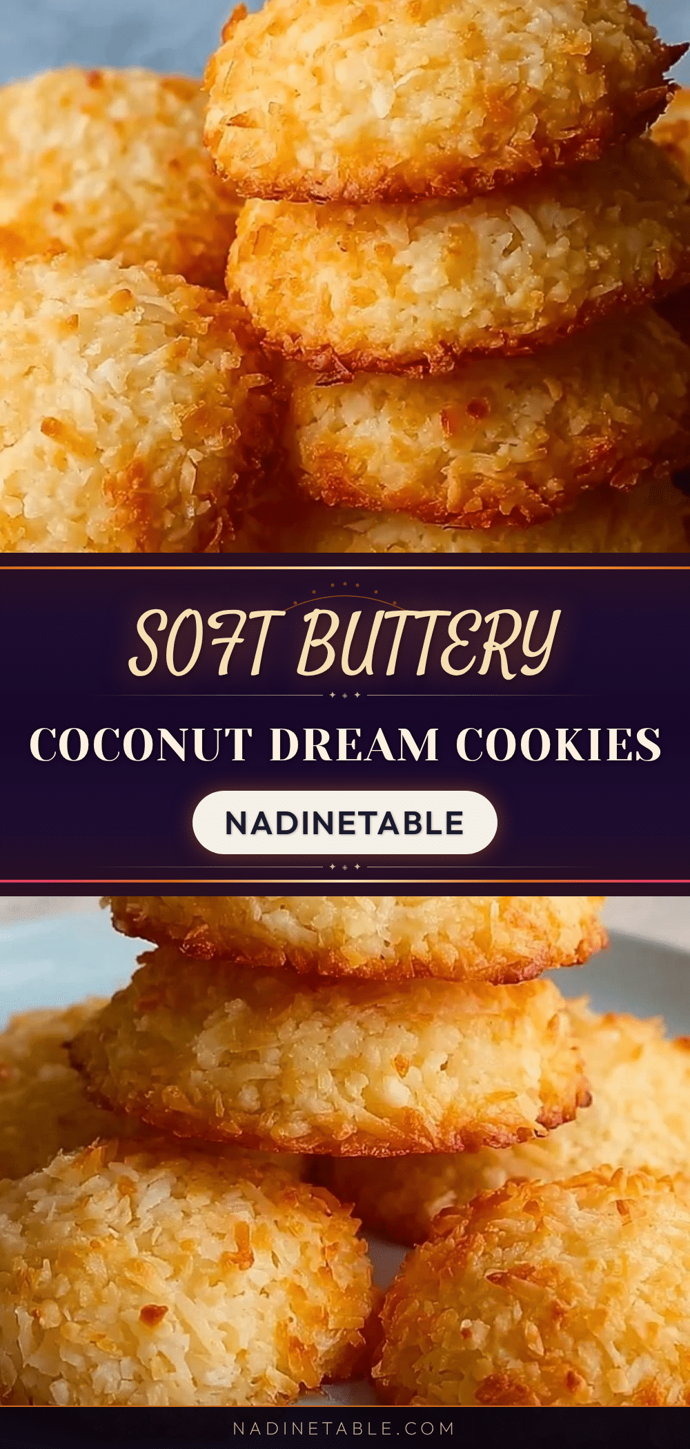 tender soft buttery coconut cookies recipe