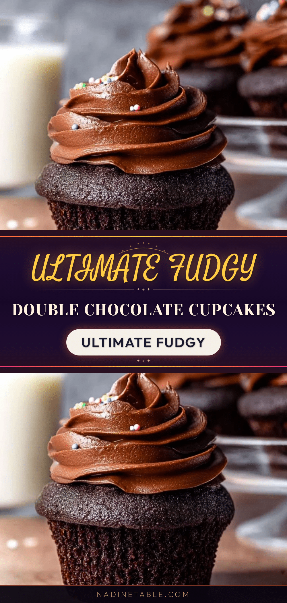 ultimate fudgy double chocolate cupcakes recipe