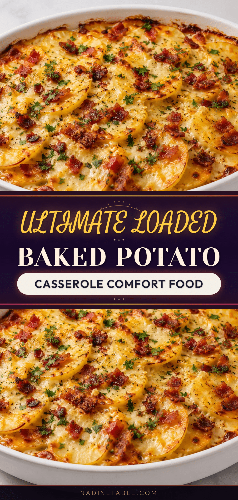 loaded baked potato casserole recipe