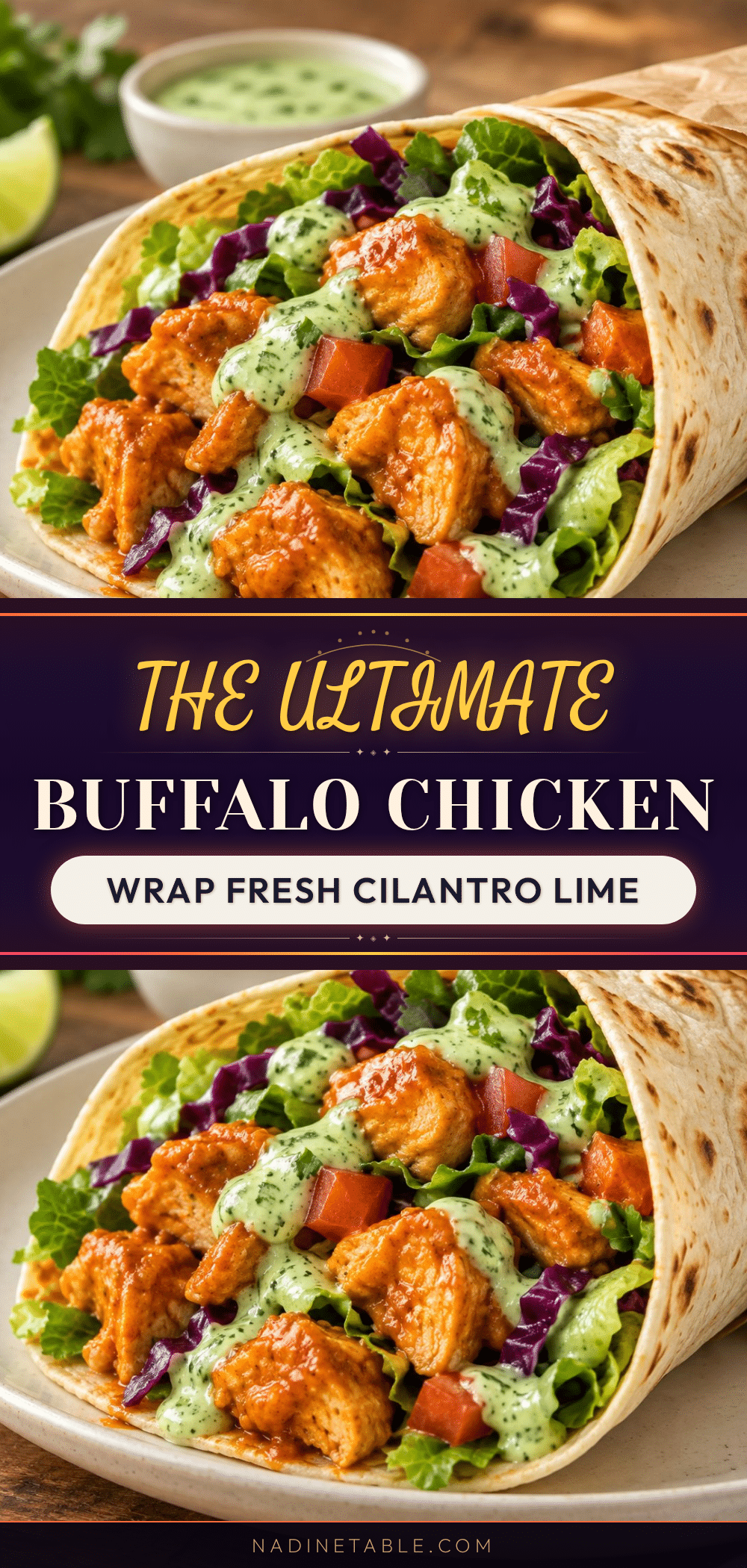 buffalo chicken wrap recipe