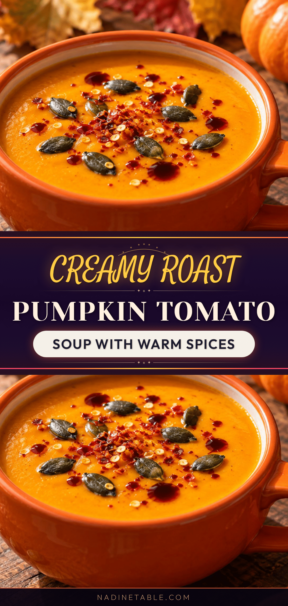 creamy roasted pumpkin tomato soup recipe