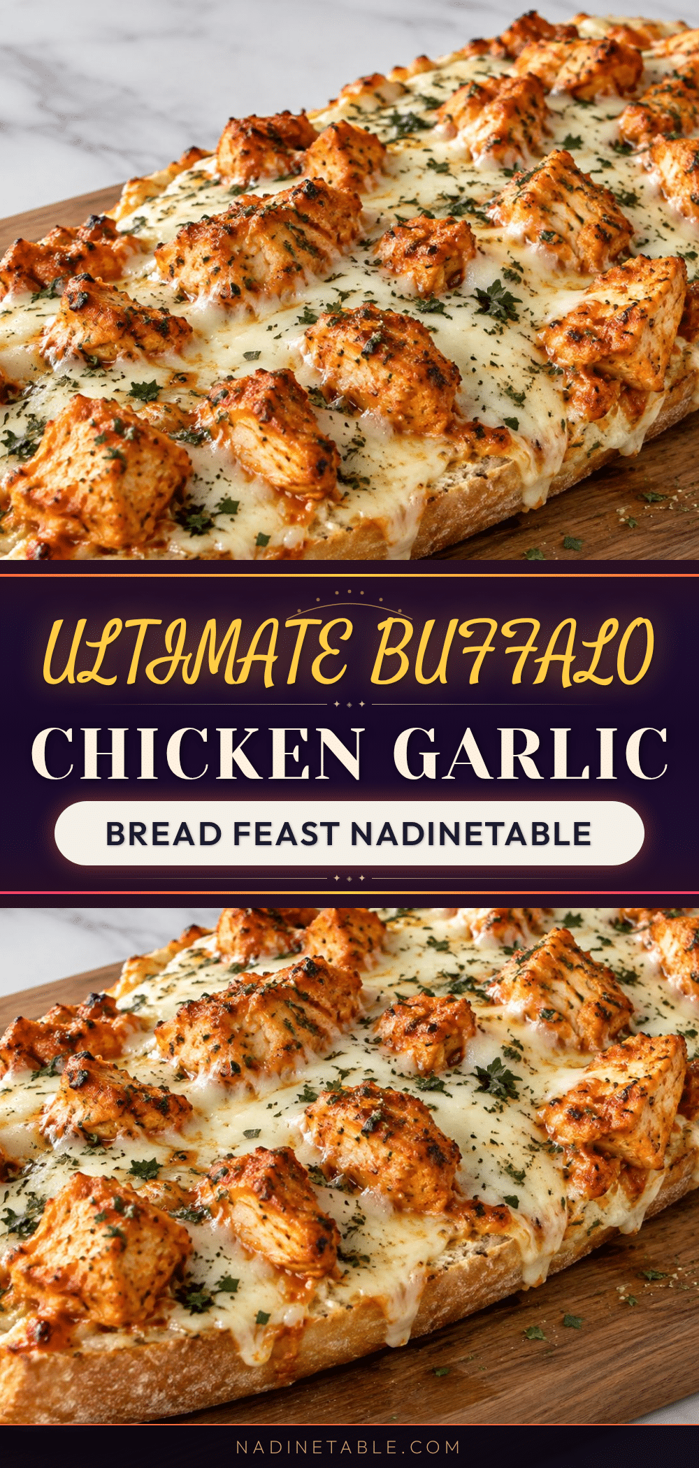 crispy buffalo chicken garlic bread recipe