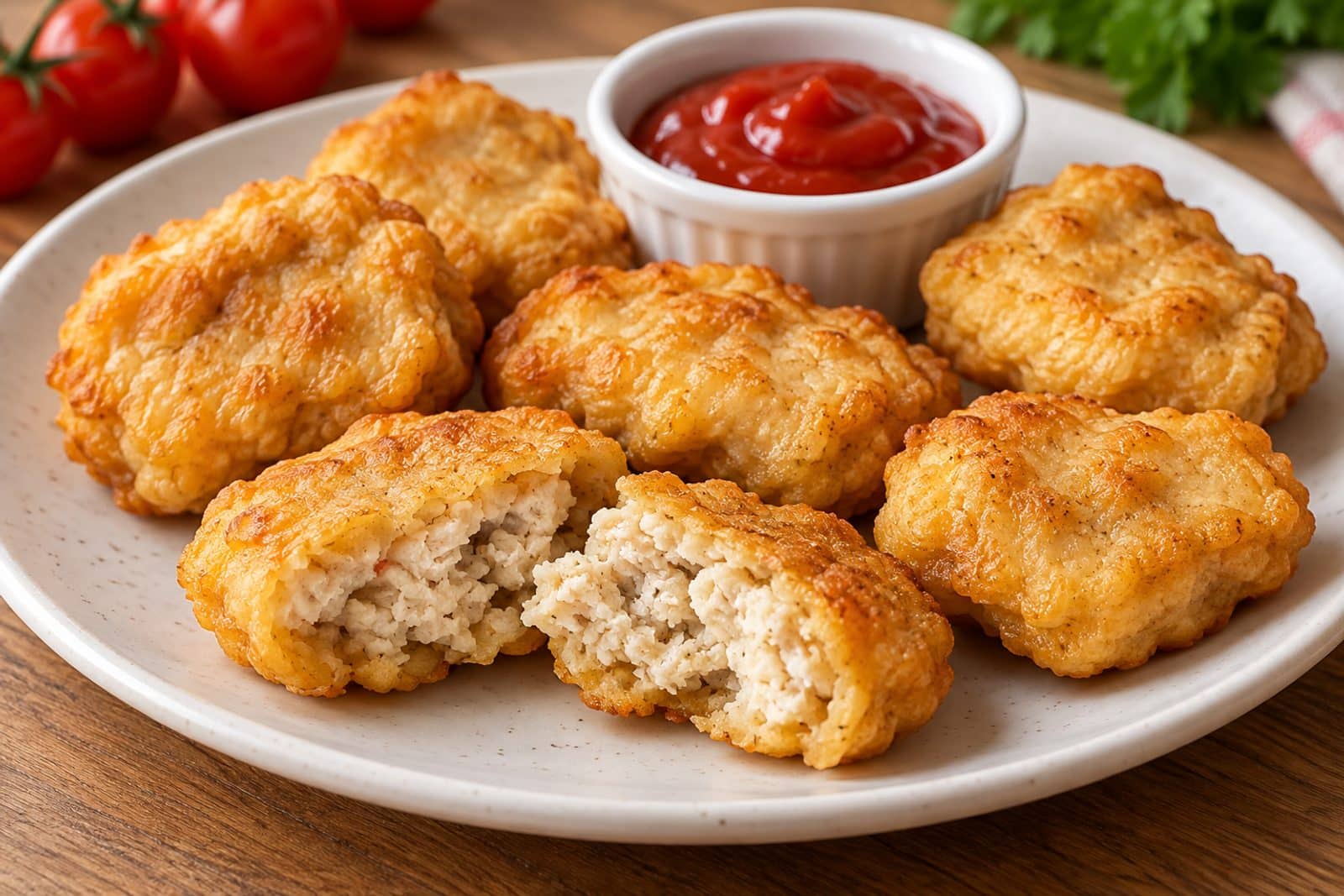 crispy chicken nuggets recipe preparation steps
