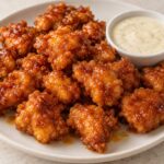 crispy hot honey chicken nuggets - featured image