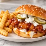 crispy hot honey chicken sandwich - featured image